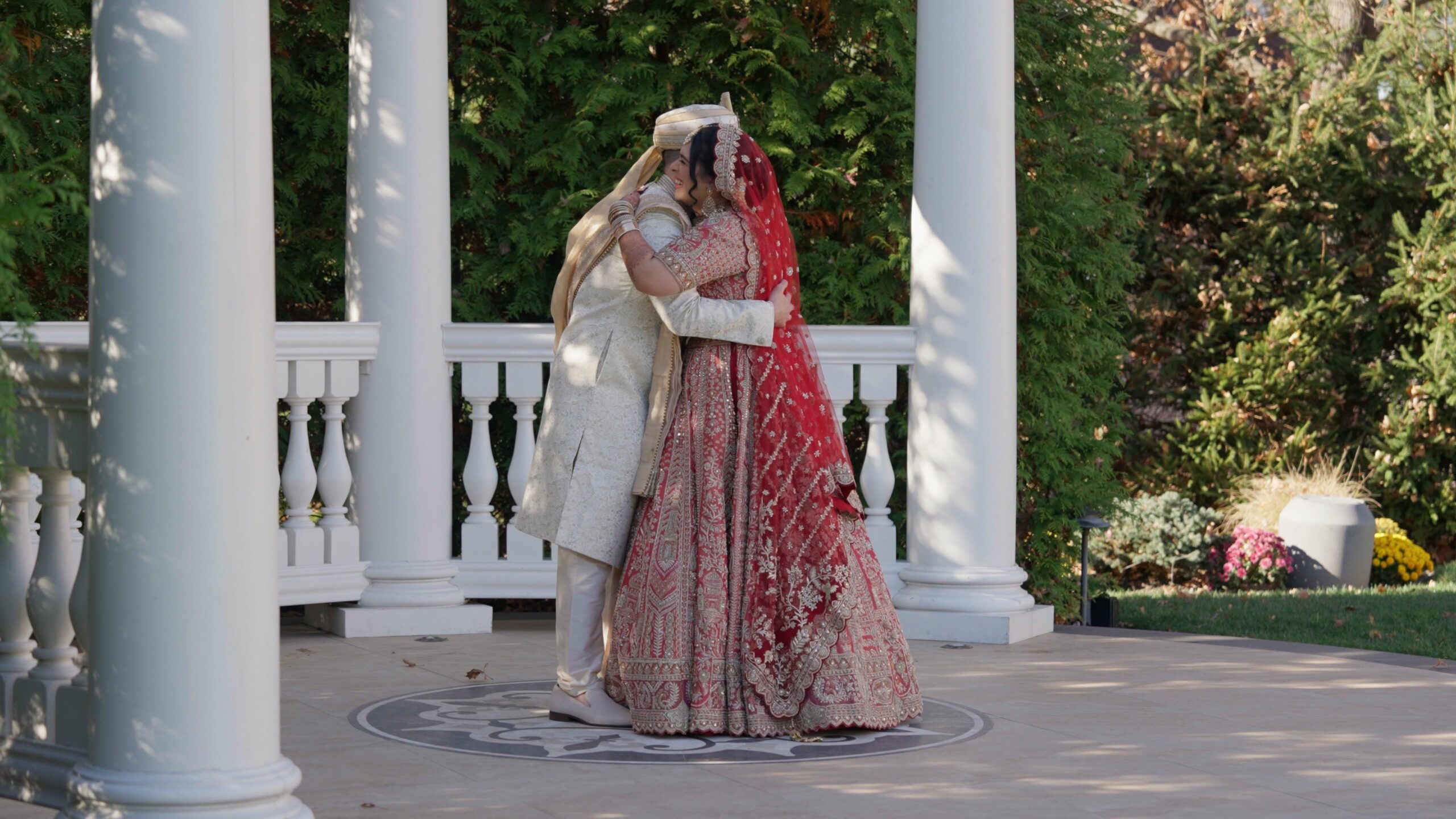 Marigold Somerset NJ Hindu Wedding | Sneha & Kyle | First Look