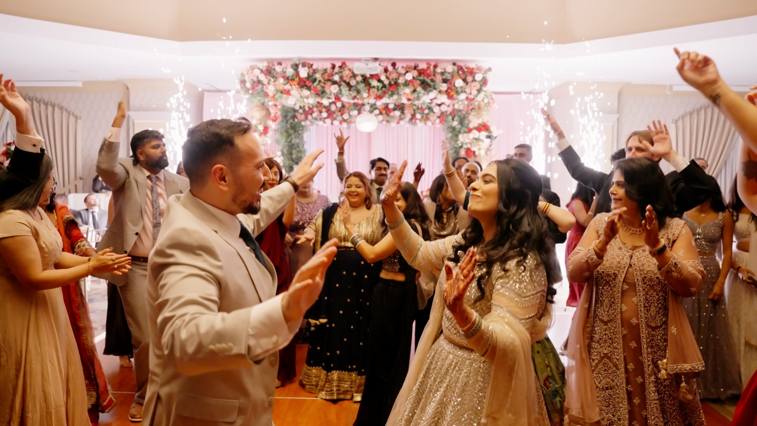 Marigold Somerset NJ Hindu Wedding | Sneha & Kyle | Reception Dancing