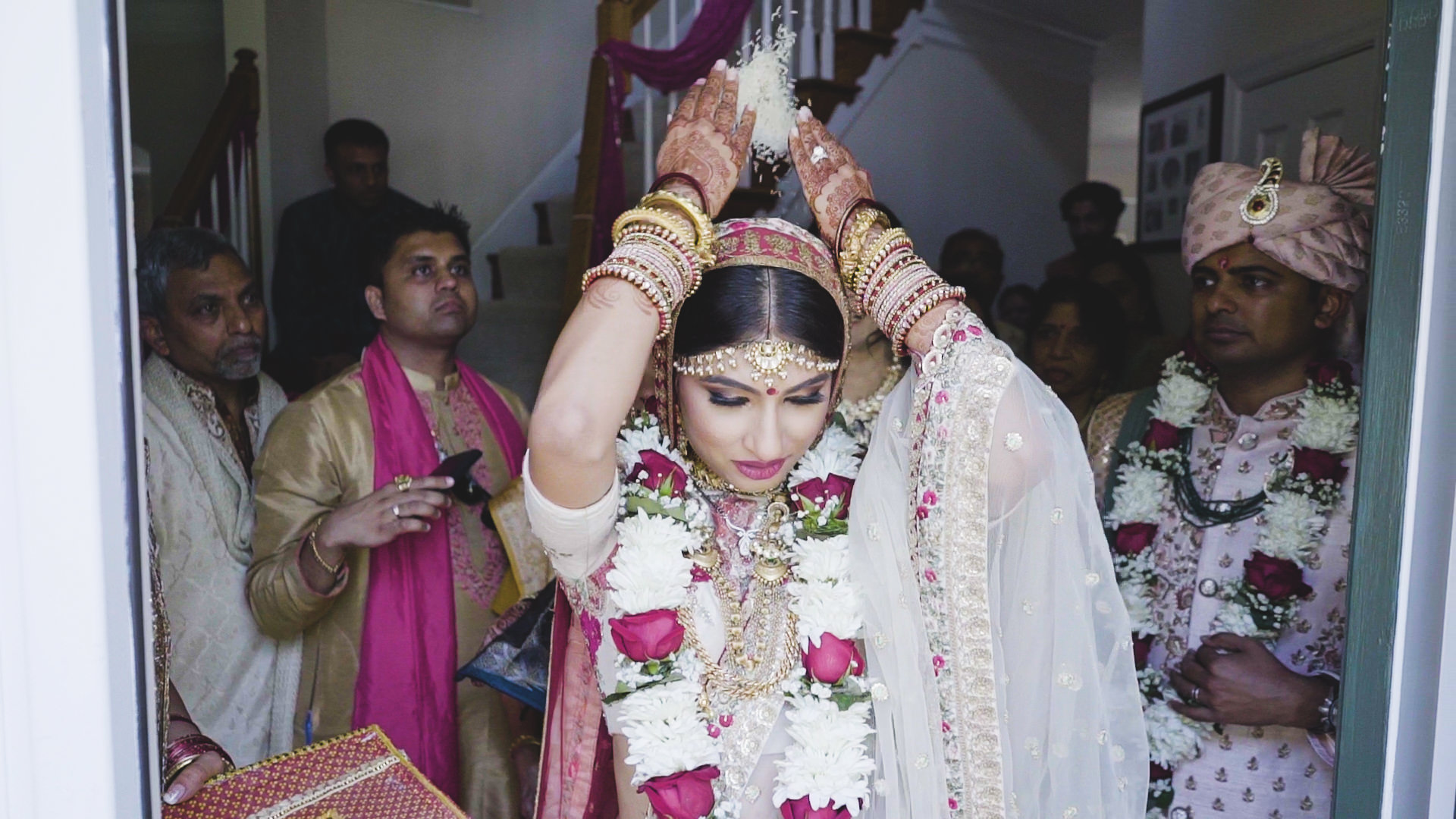 Hilton Richmond Hotel & Spa Short Pump VA Hindu Wedding | Gina & Dharav | Vidaai