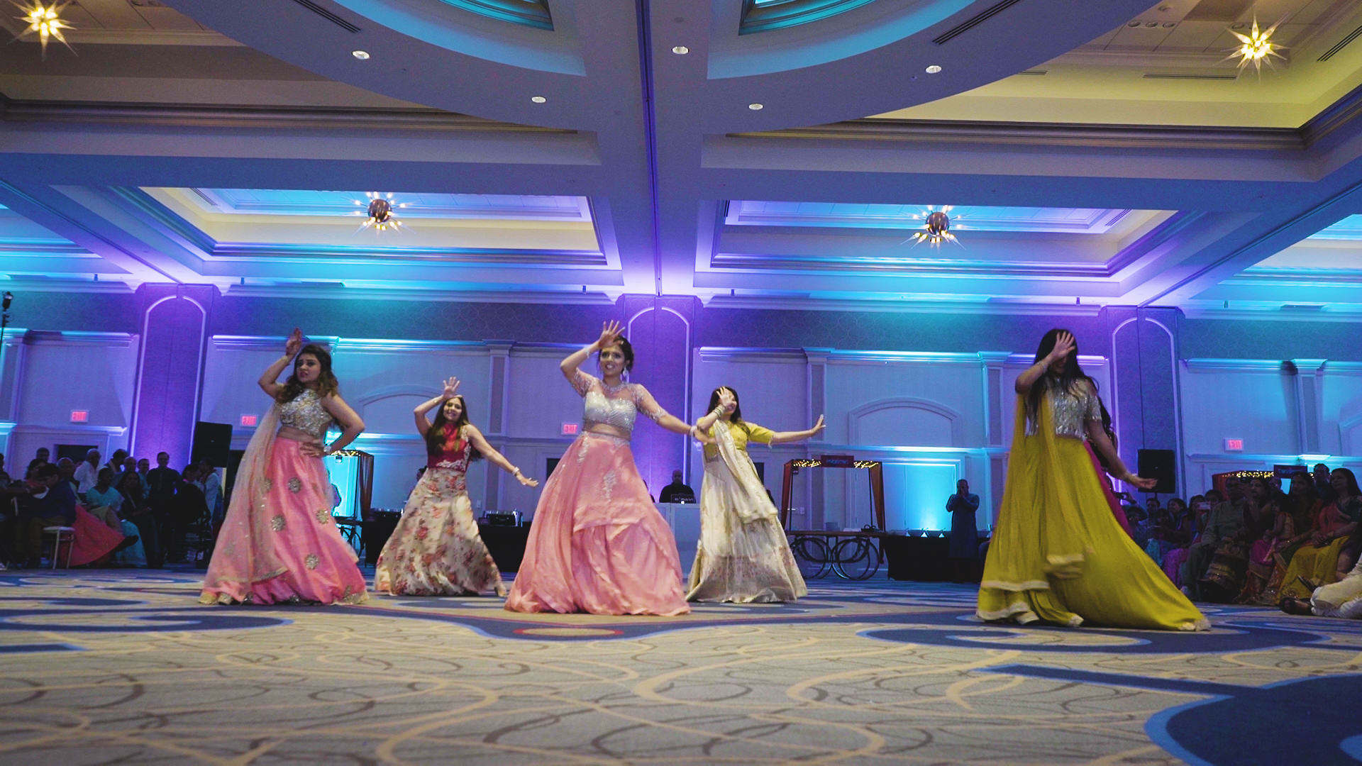 Hilton Richmond Hotel & Spa Short Pump VA Hindu Wedding | Gina & Dharav | Groom Cousins Dance