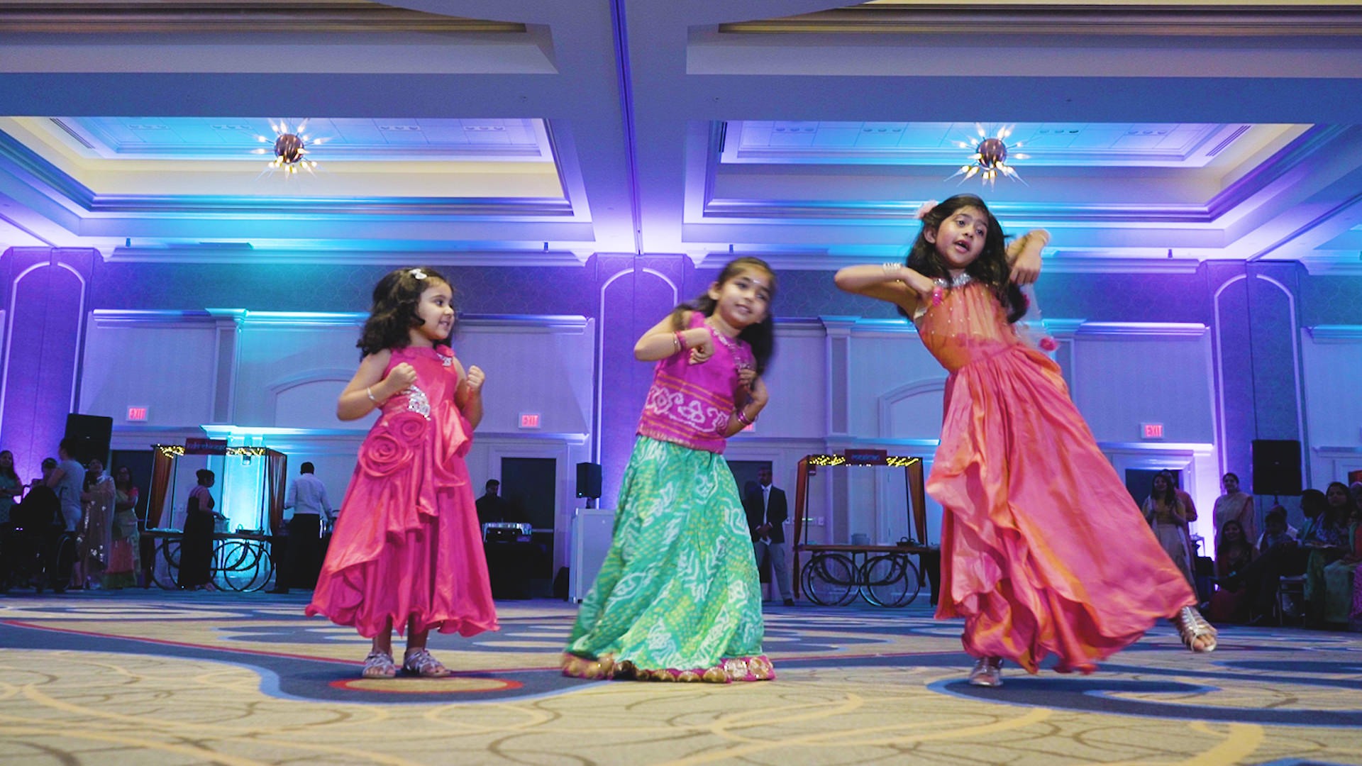 Hilton Richmond Hotel & Spa Short Pump VA Hindu Wedding | Gina & Dharav | Groom Nieces Dance