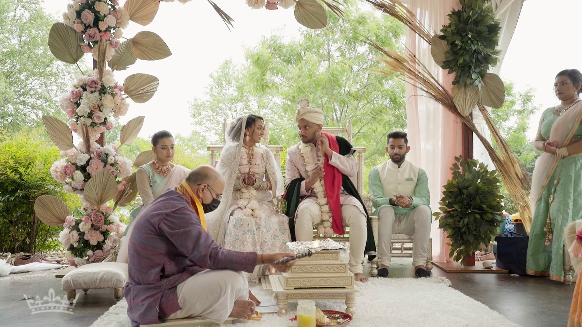 Glen Ellen Farm Fusion Wedding | Kinjel & Sam | Hindu Wedding Ceremony