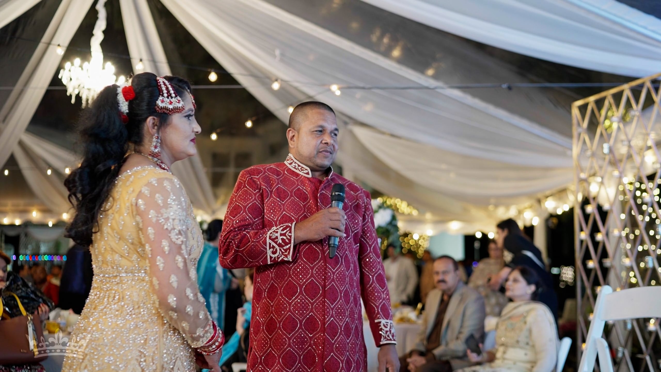 Chateau Briand Caterers Carle Place NY Islamic Wedding | Ashley & Arsalan | Bride Parents Speech
