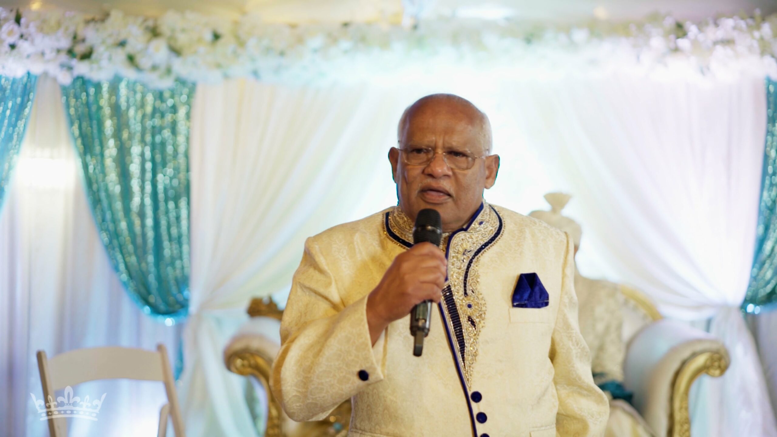 Chateau Briand Caterers Carle Place NY Islamic Wedding | Ashley & Arsalan | Bride Grandfather Speech