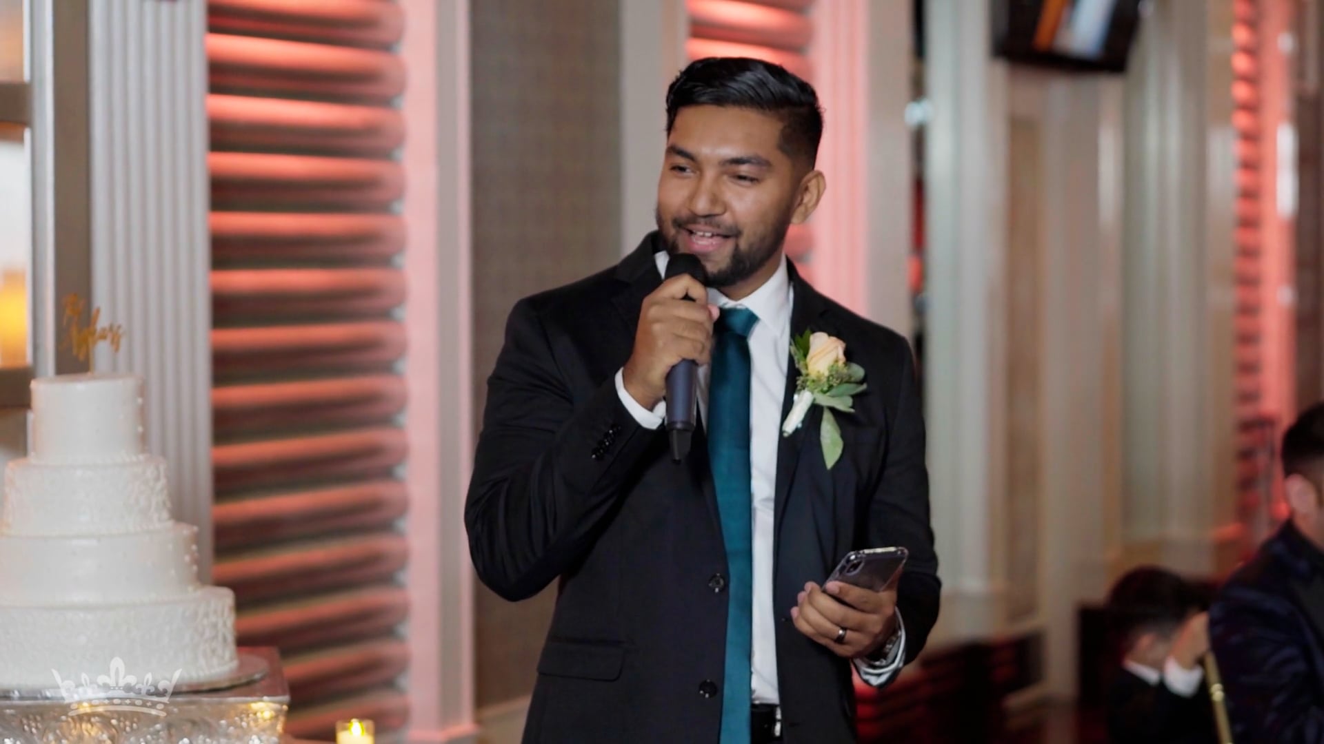Chateau Briand Caterers Carle Place NY Islamic Wedding | Ashley & Arsalan | Best Man Speech