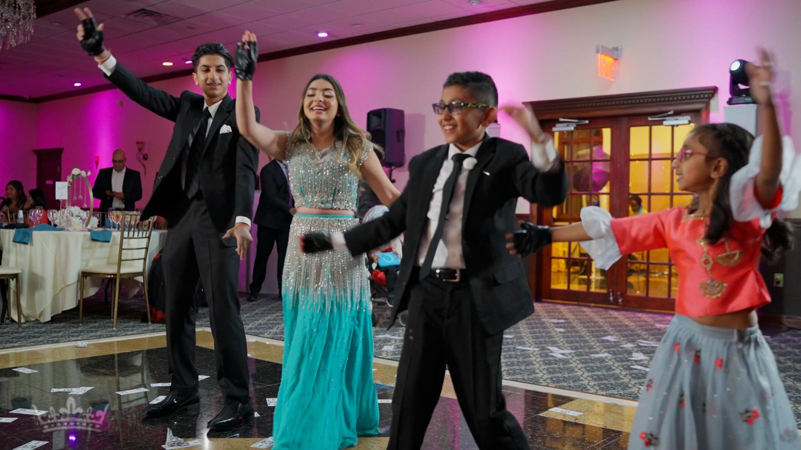 Aashirwad Palace Randolph NJ Sindhi Wedding | A&K | Groom Family Dance