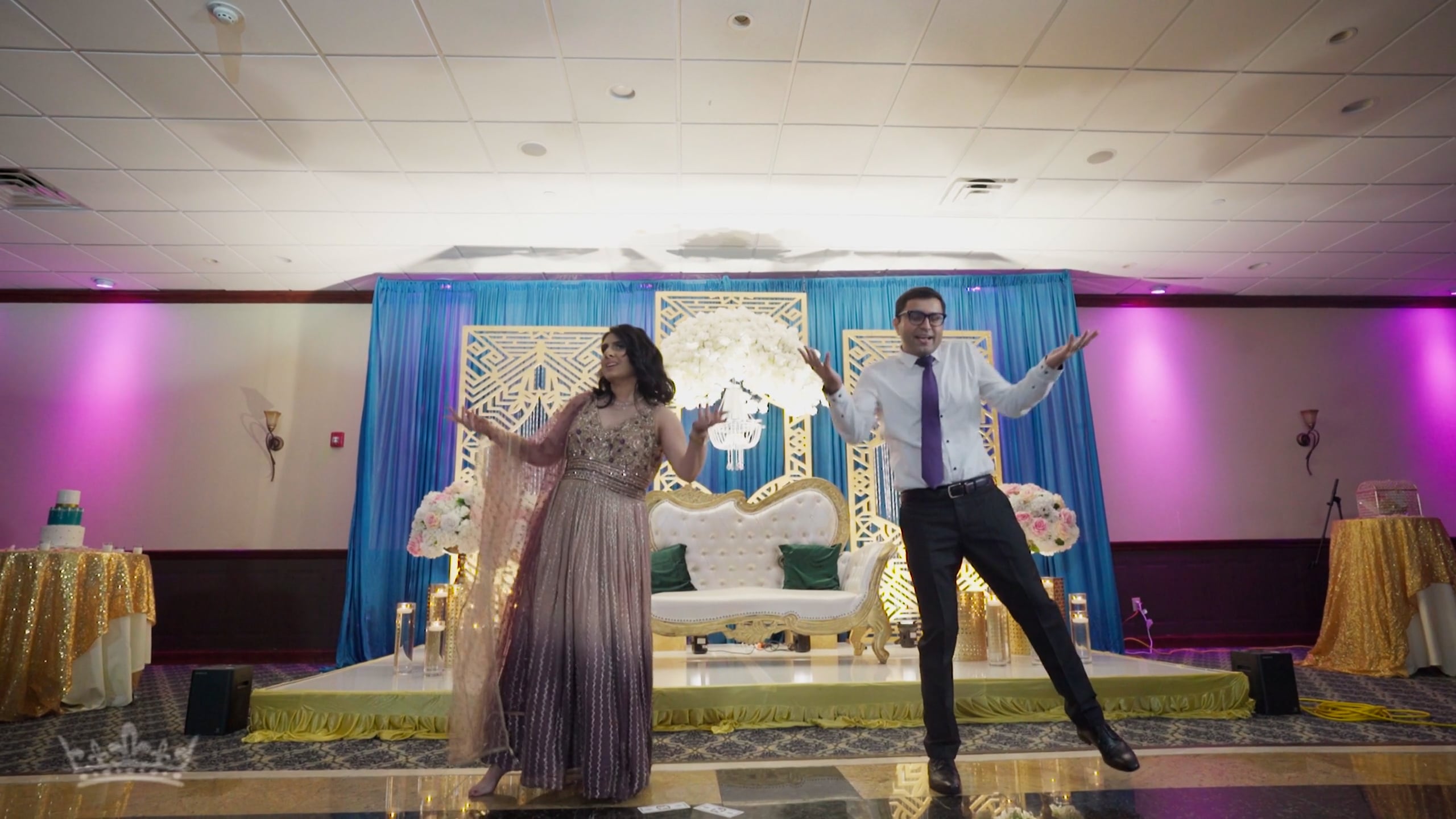 Aashirwad Palace Randolph NJ Sindhi Wedding | A&K | Bride Family Dance