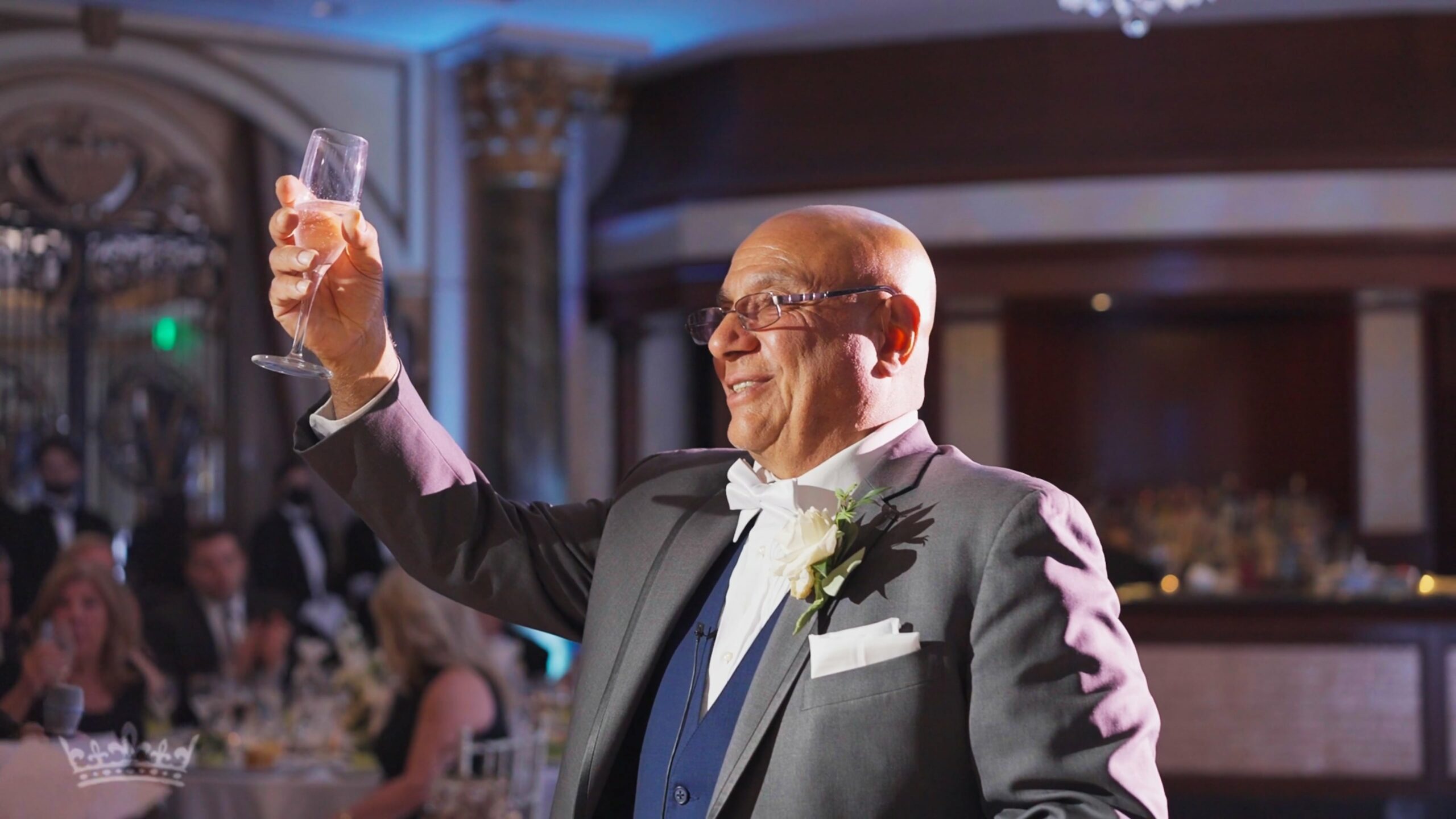 The Venetian Garfield NJ Greek Orthodox Wedding | Christine & Ron | Bride Father Speech