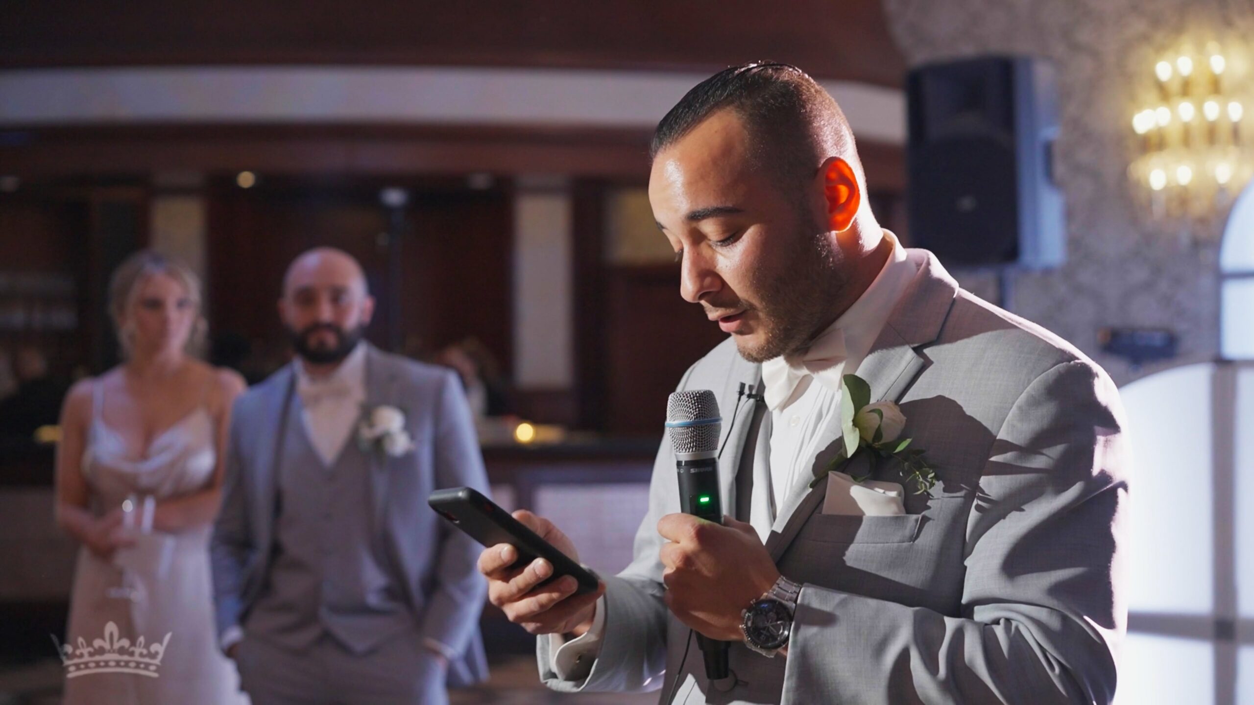 The Venetian Garfield NJ Greek Orthodox Wedding | Christine & Ron | Groom Brother Speech