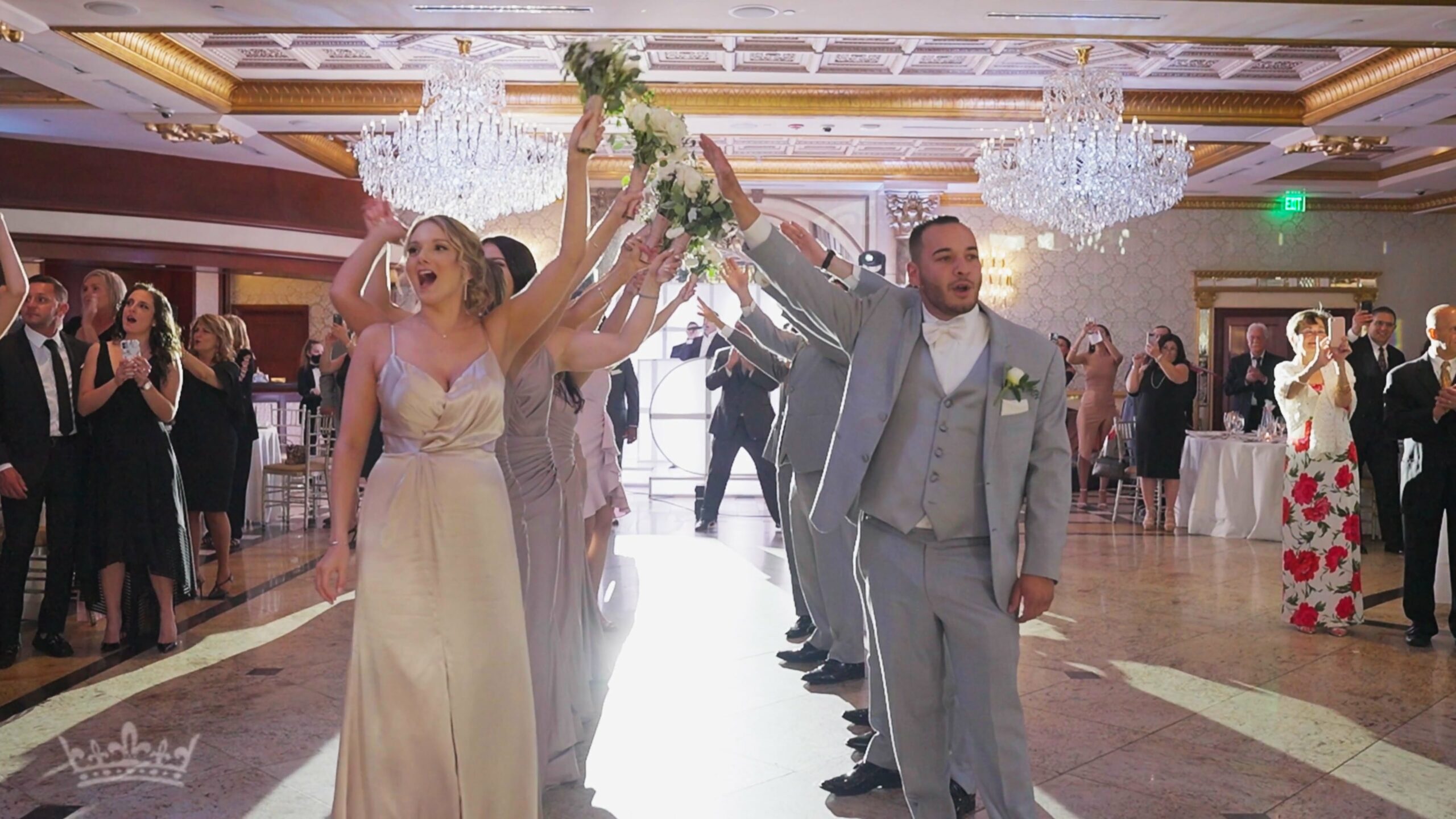 The Venetian Garfield NJ Greek Orthodox Wedding | Christine & Ron | Reception Grand Entrance