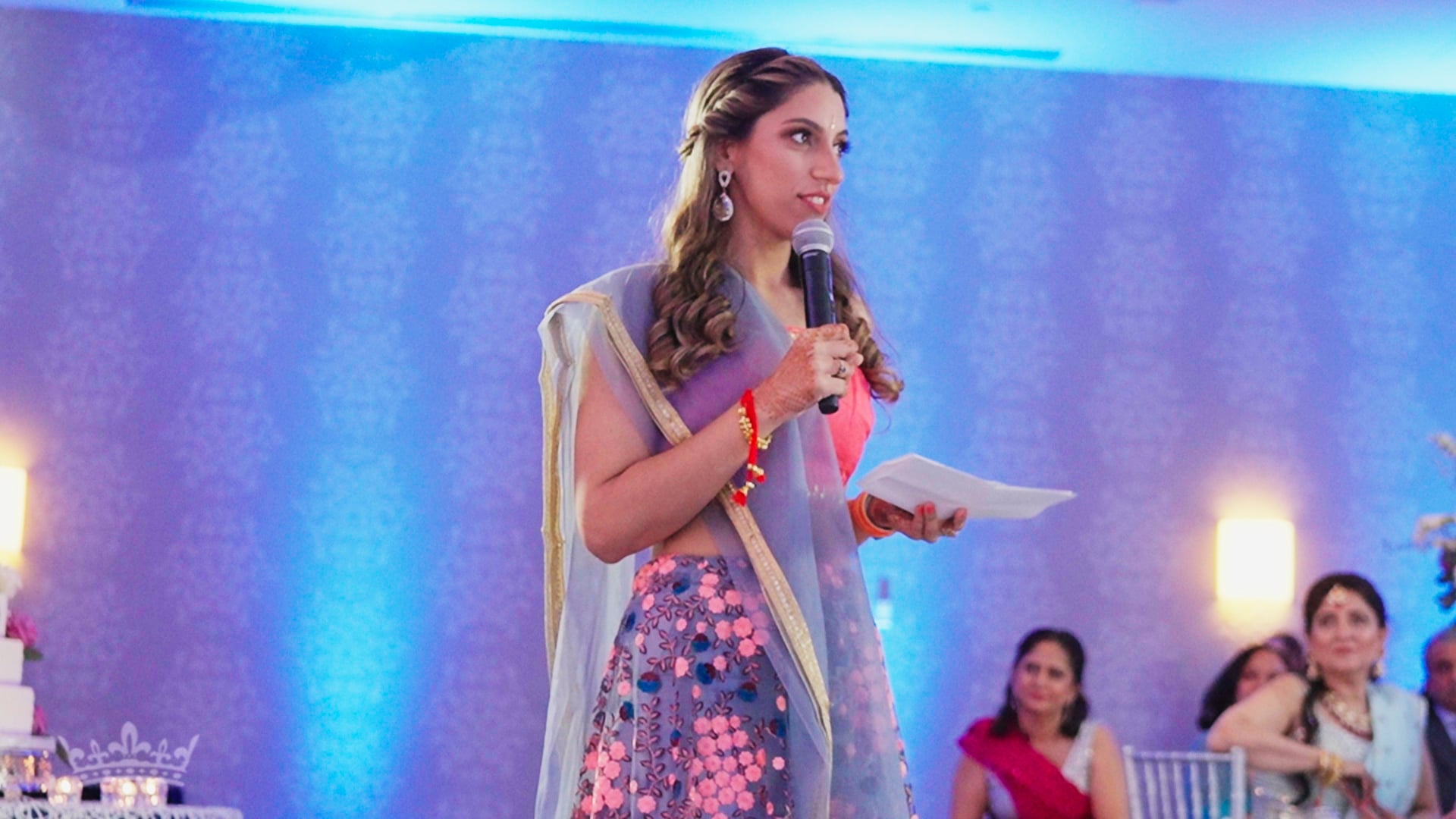 Westfields Golf Club Clifton VA Sikh Wedding | Shivani & Gurshan | Groom Sister Speech