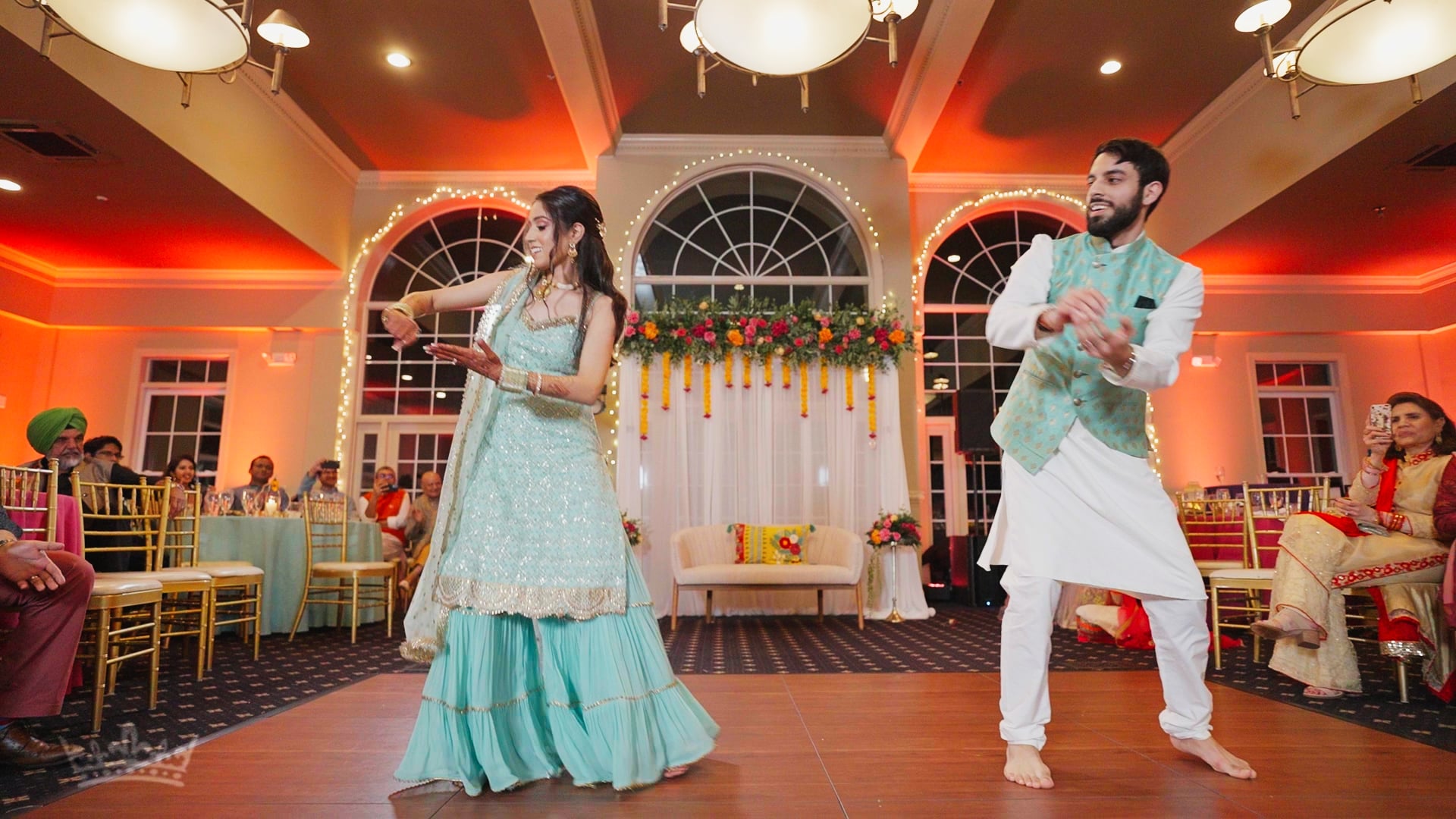 Westfields Golf Club Clifton VA Sikh Wedding | Shivani & Gurshan | Friends Dance