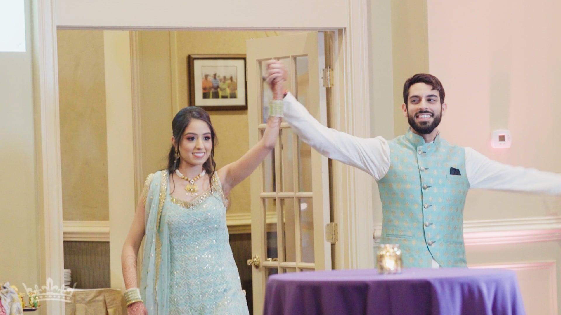 Westfields Golf Club Clifton VA Sikh Wedding | Shivani & Gurshan | Sangeet Grand Entrance