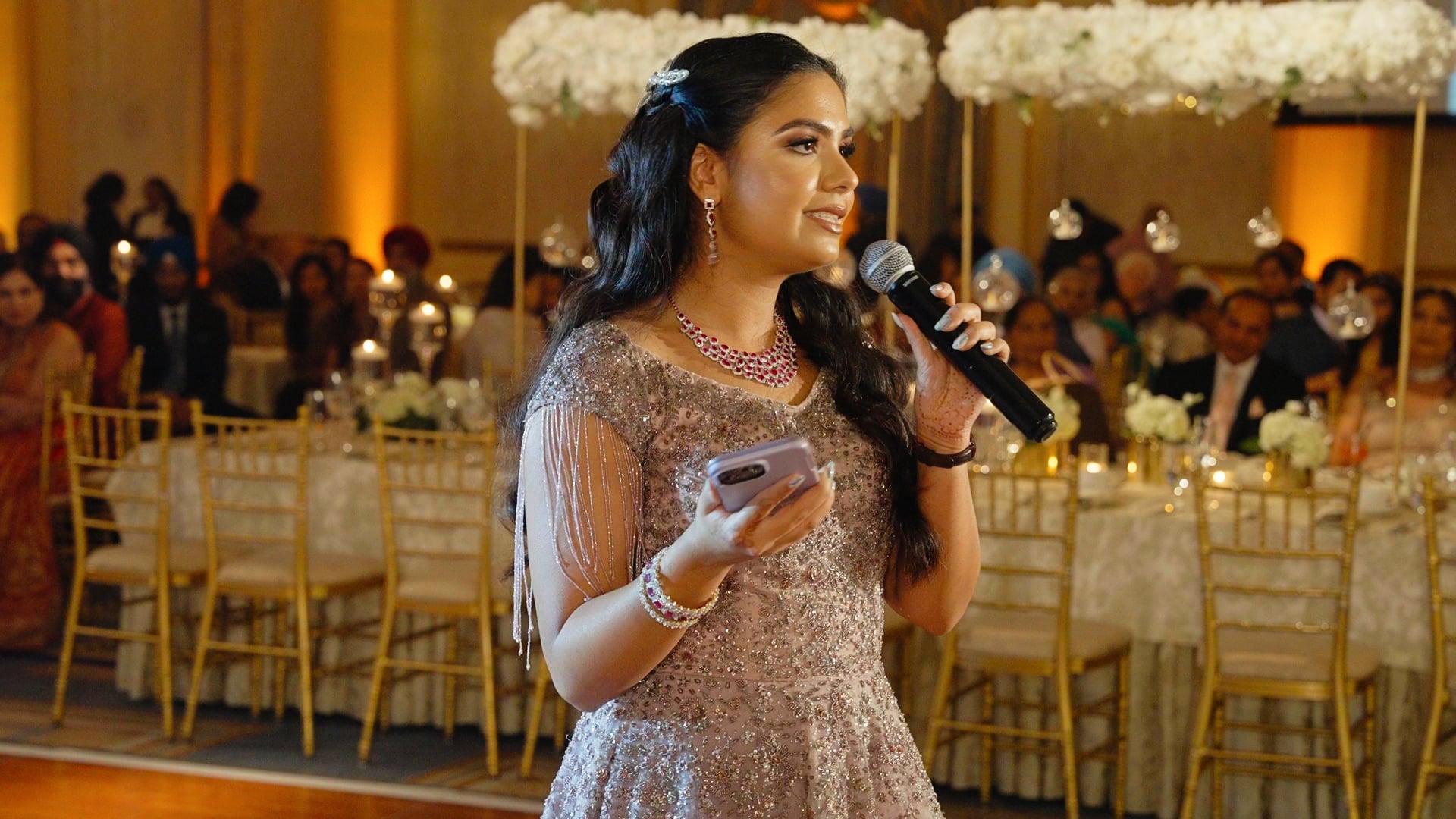GSSA Bridgewater Gurudwara Basking Ridge NJ Hindu Wedding | Vani & Mohit | Groom Sister Speech