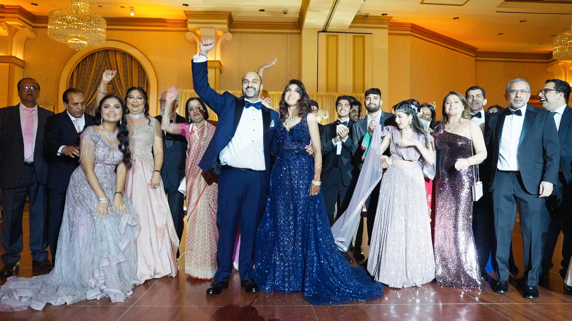 GSSA Bridgewater Gurudwara Basking Ridge NJ Hindu Wedding | Vani & Mohit | Reception Grand Entrance