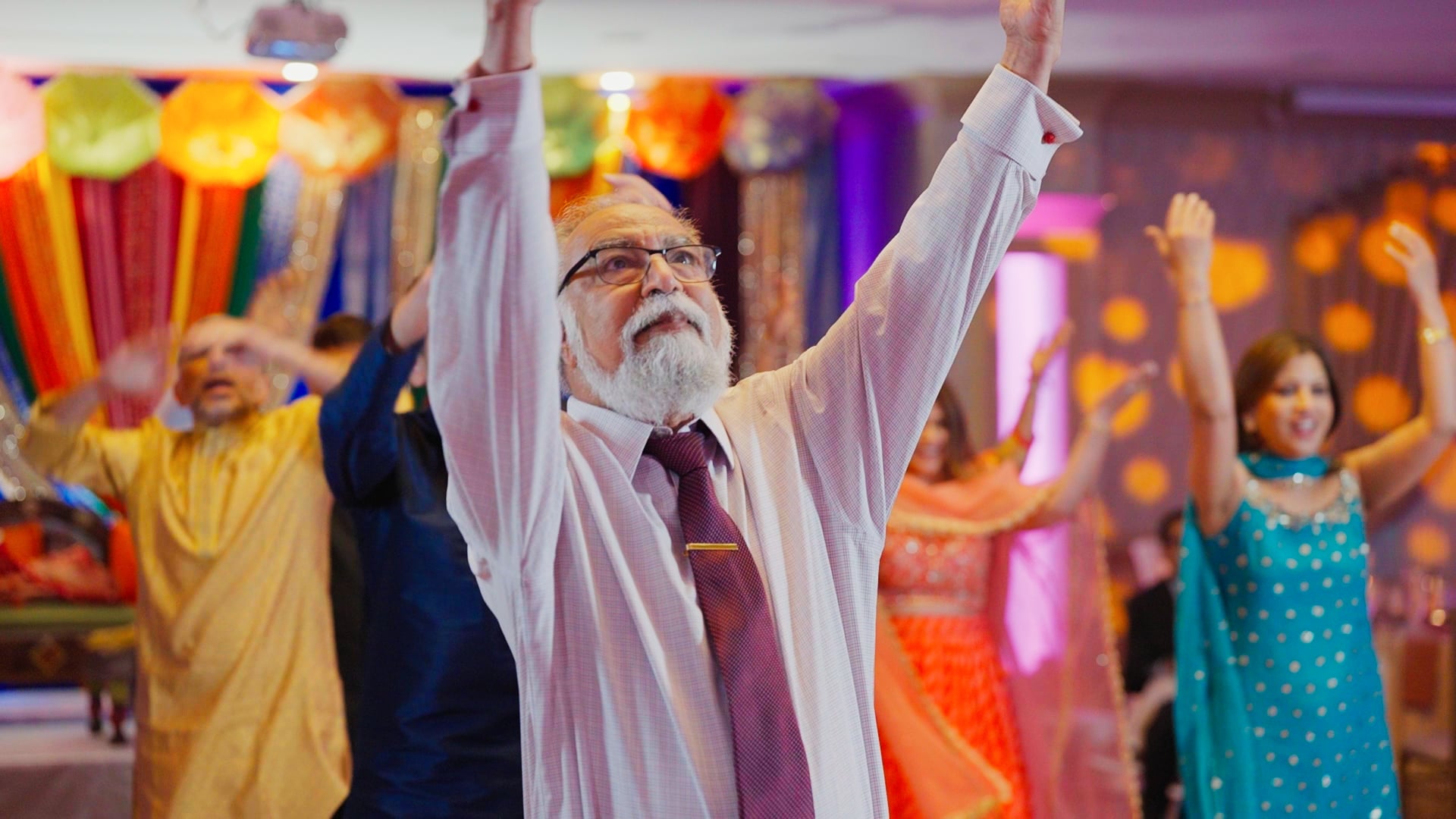 GSSA Bridgewater Gurudwara Basking Ridge NJ Hindu Wedding | Vani & Mohit | Sangeet Bride Family Dance