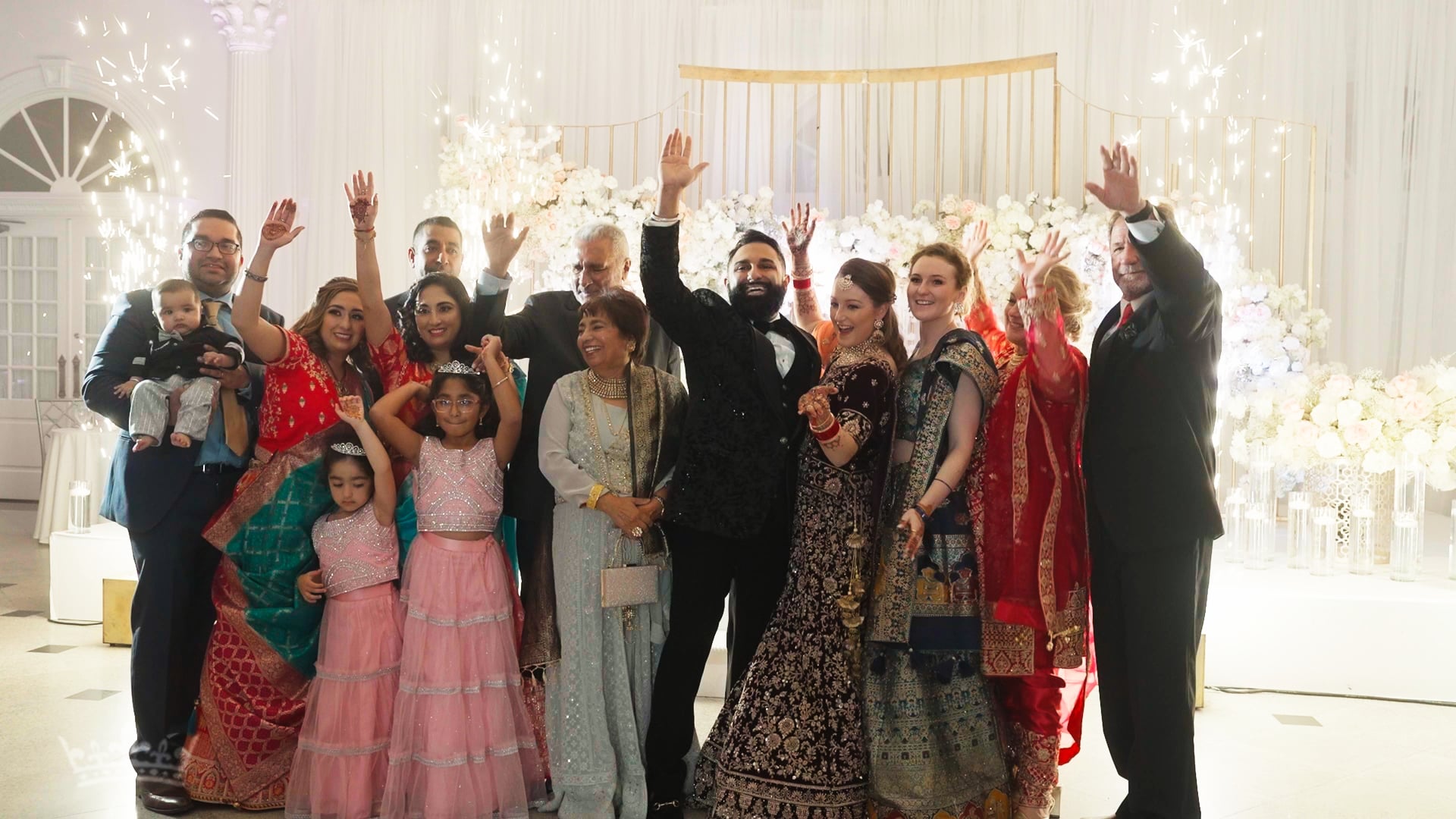 Addison Park Matawan NJ Sikh Wedding | Sarah & Ekjot | Reception Grand Entrance