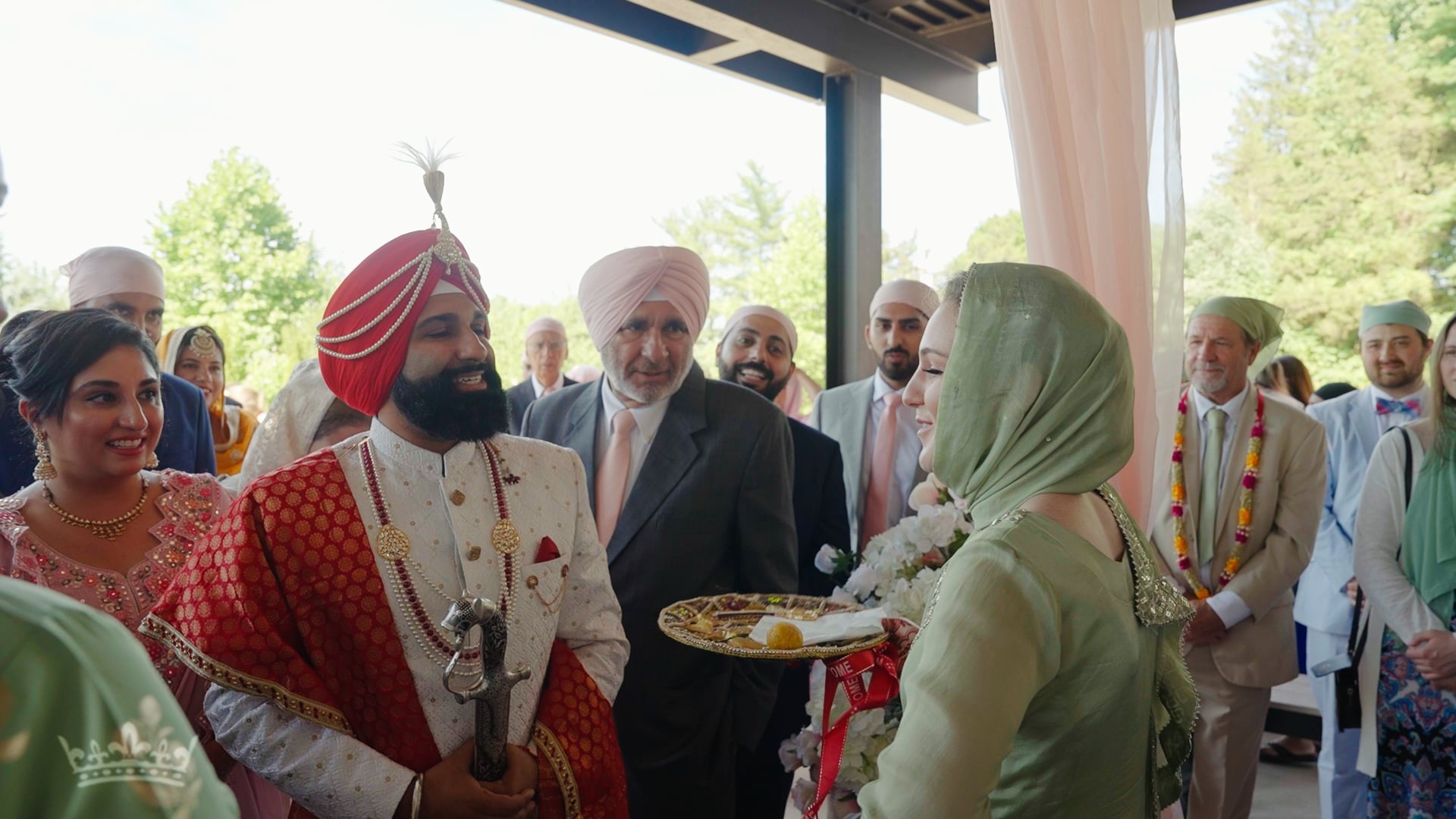 Addison Park Matawan NJ Sikh Wedding | Sarah & Ekjot | Milni