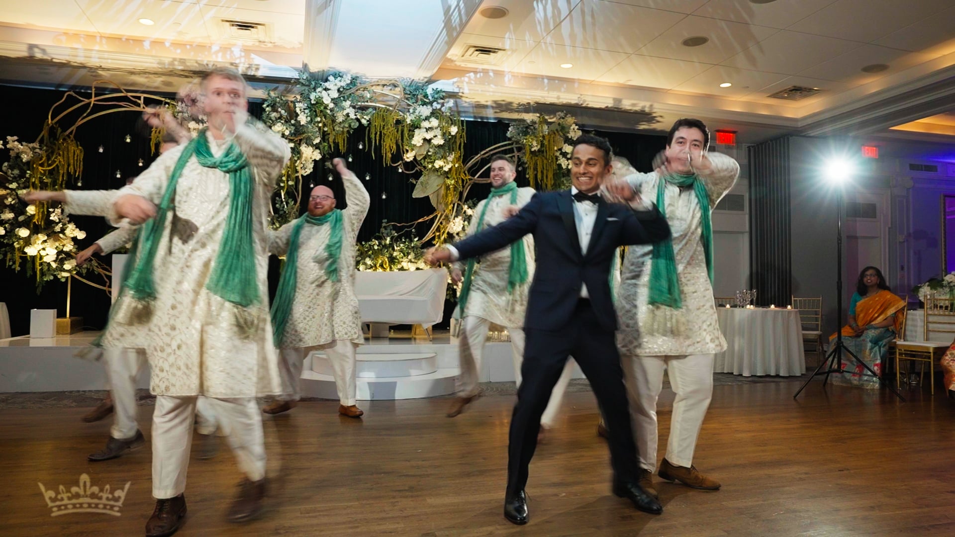 The Westin Governor Morris Morristown NJ Hindu Wedding | Koral & Chinmay | Groomsmen Dance