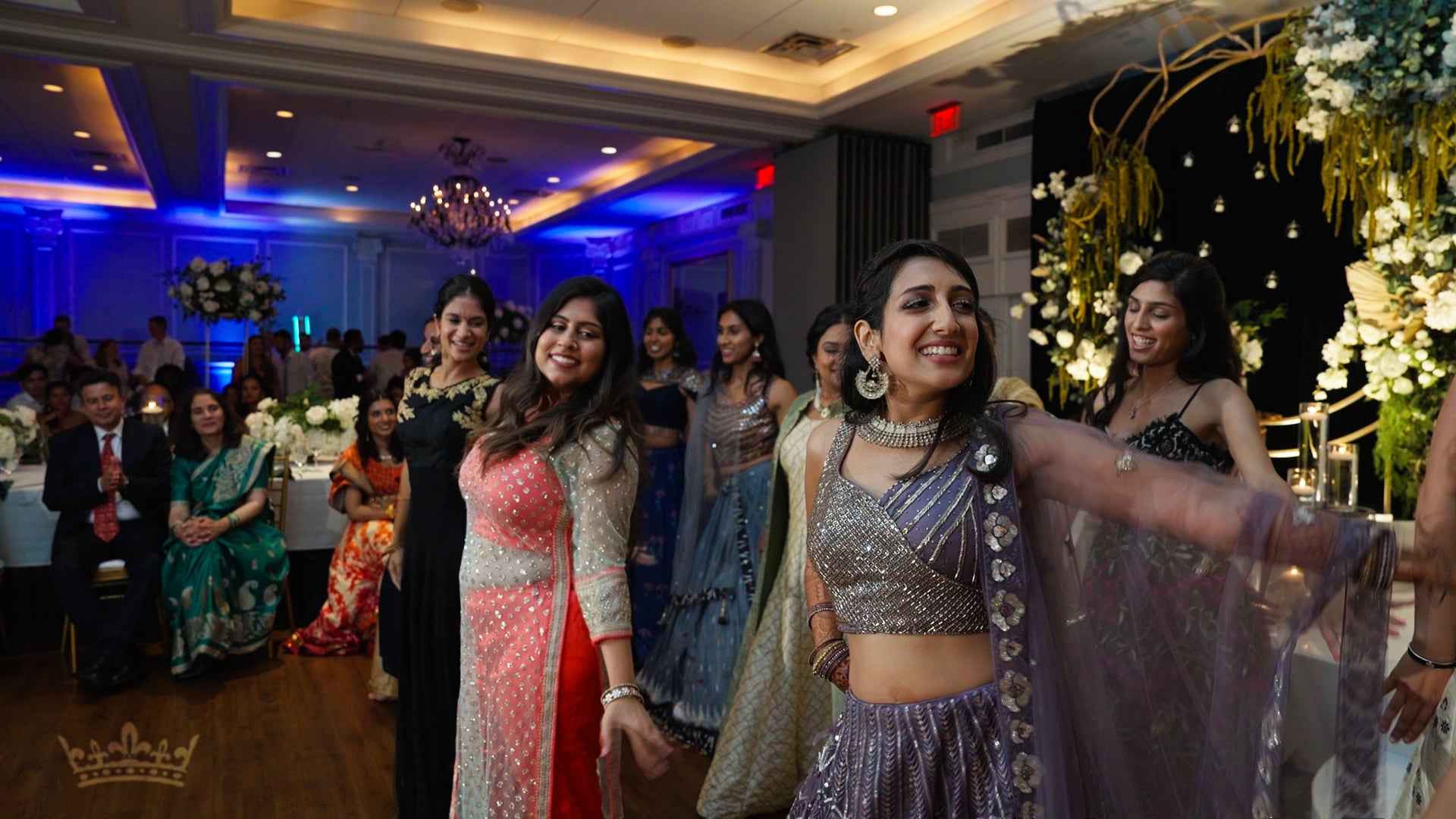 The Westin Governor Morris Morristown NJ Hindu Wedding | Koral & Chinmay | Bride Friends Dance