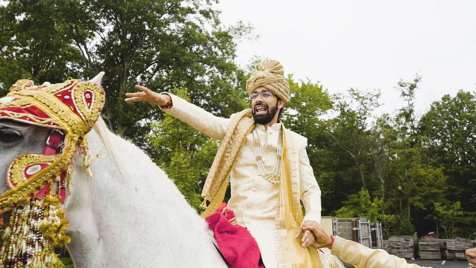 Marigold Somerset NJ Hindu Wedding | Shaili & Rahul | Baraat