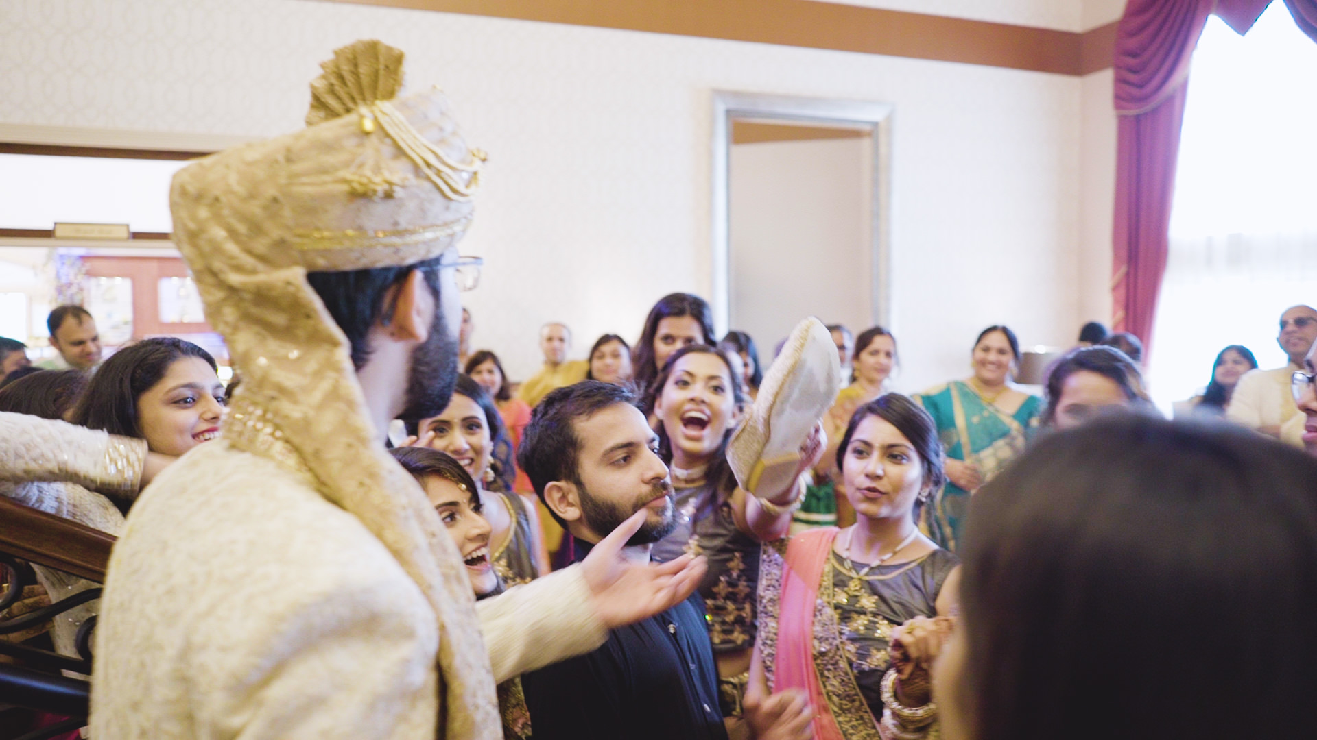 Marigold Somerset NJ Hindu Wedding | Shaili & Rahul | Joota Chupai