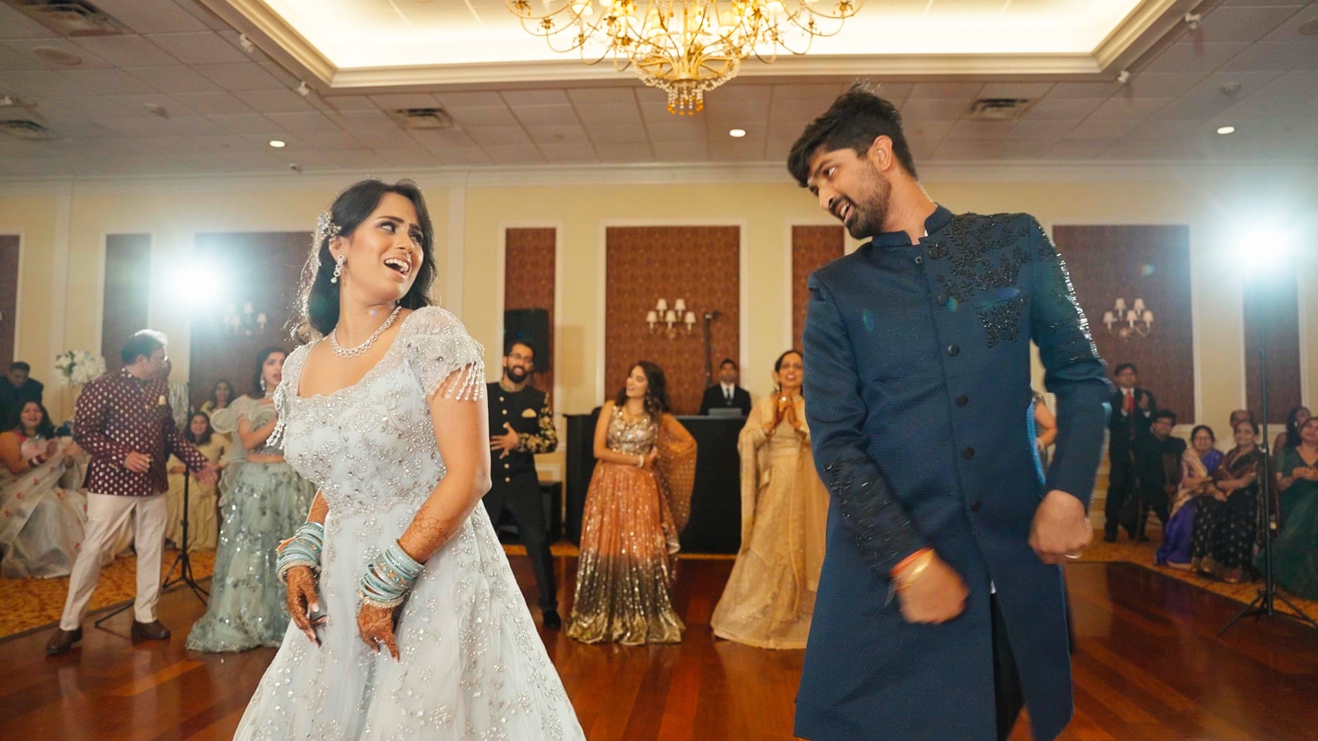 The Grandview Poughkeepsie NY Hindu Wedding | Shruti & Pratyush | Family Dance Performance