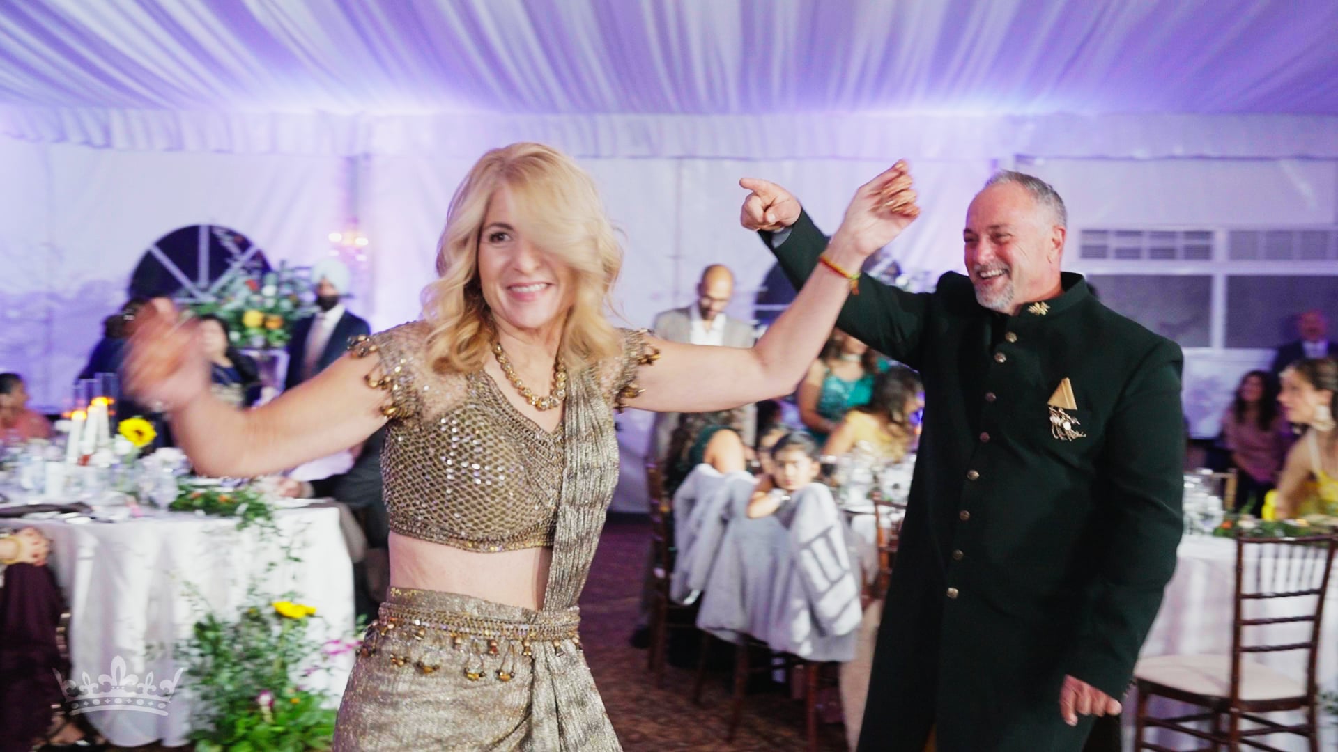 The Grandview Poughkeepsie NY Hindu Wedding | Shannon & Aakash | Reception Grand Entrance