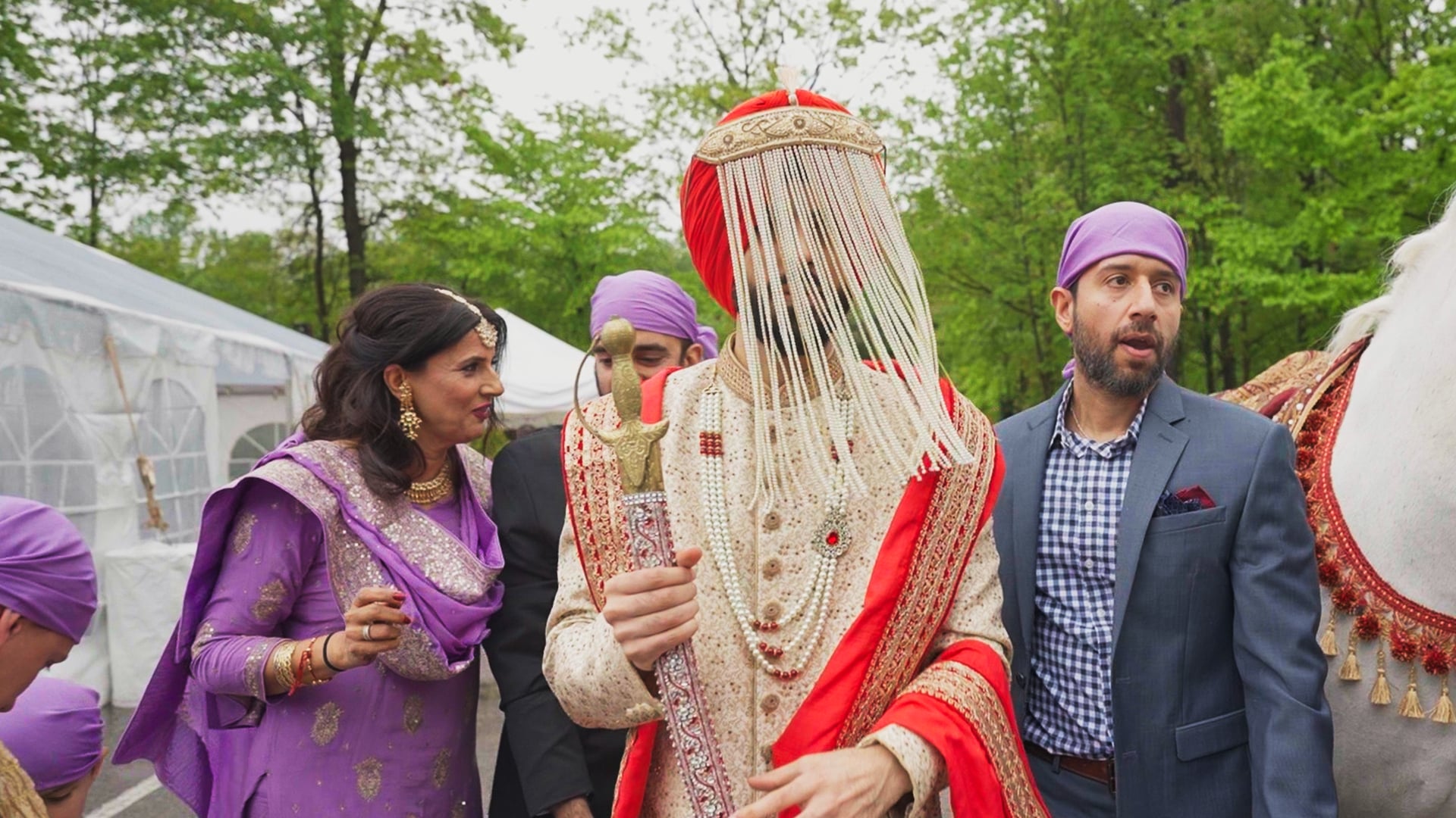 Westfields Golf Club Clifton VA Sikh Wedding | Shivani & Gurshan | Baraat