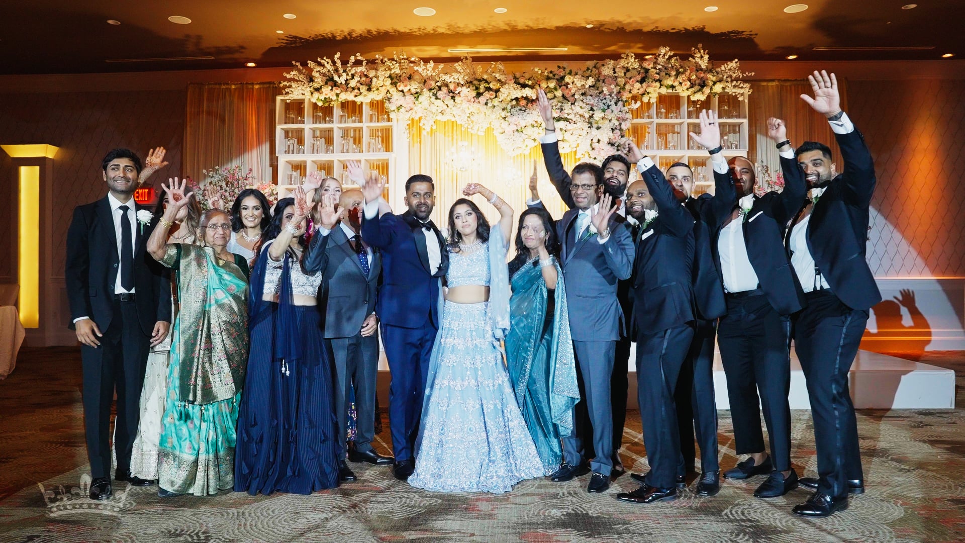 Marigold Somerset NJ Hindu Wedding | Radha & Mithun | Reception Grand Entrance