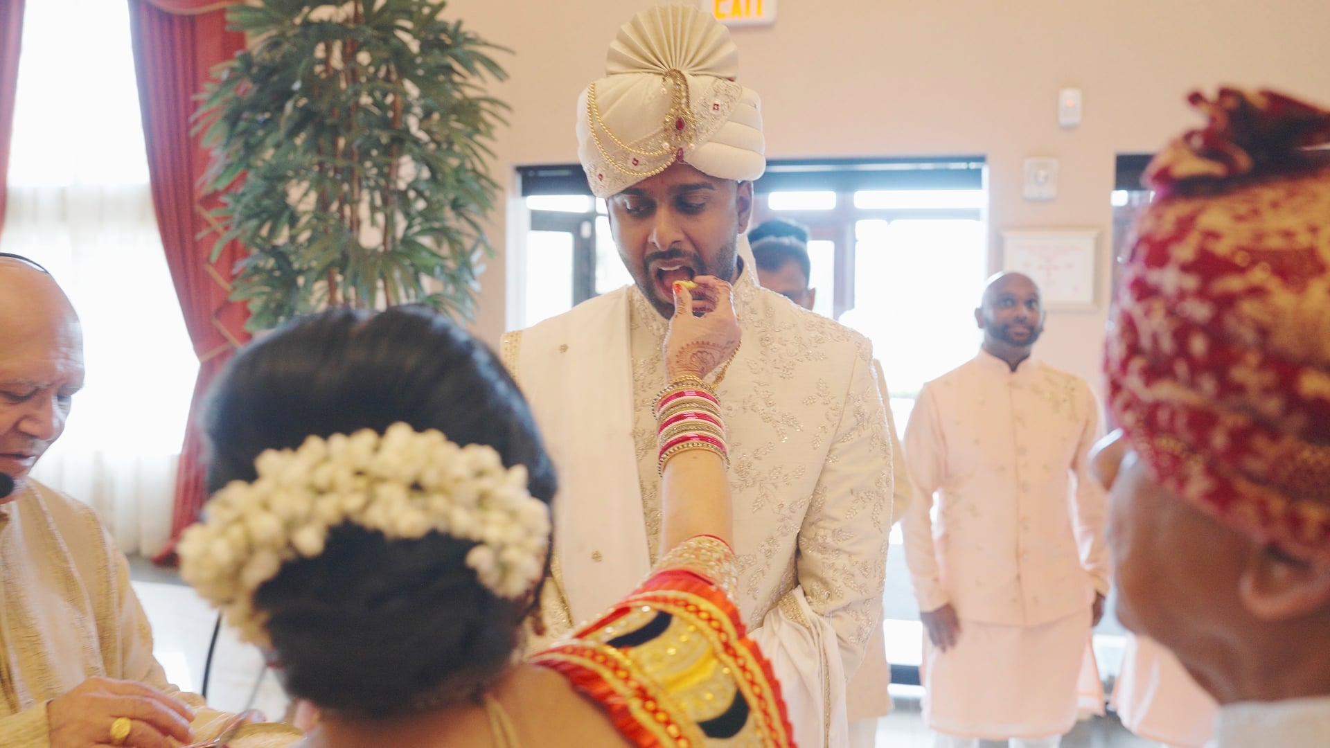Marigold Somerset NJ Hindu Wedding | Radha & Mithun | Milni