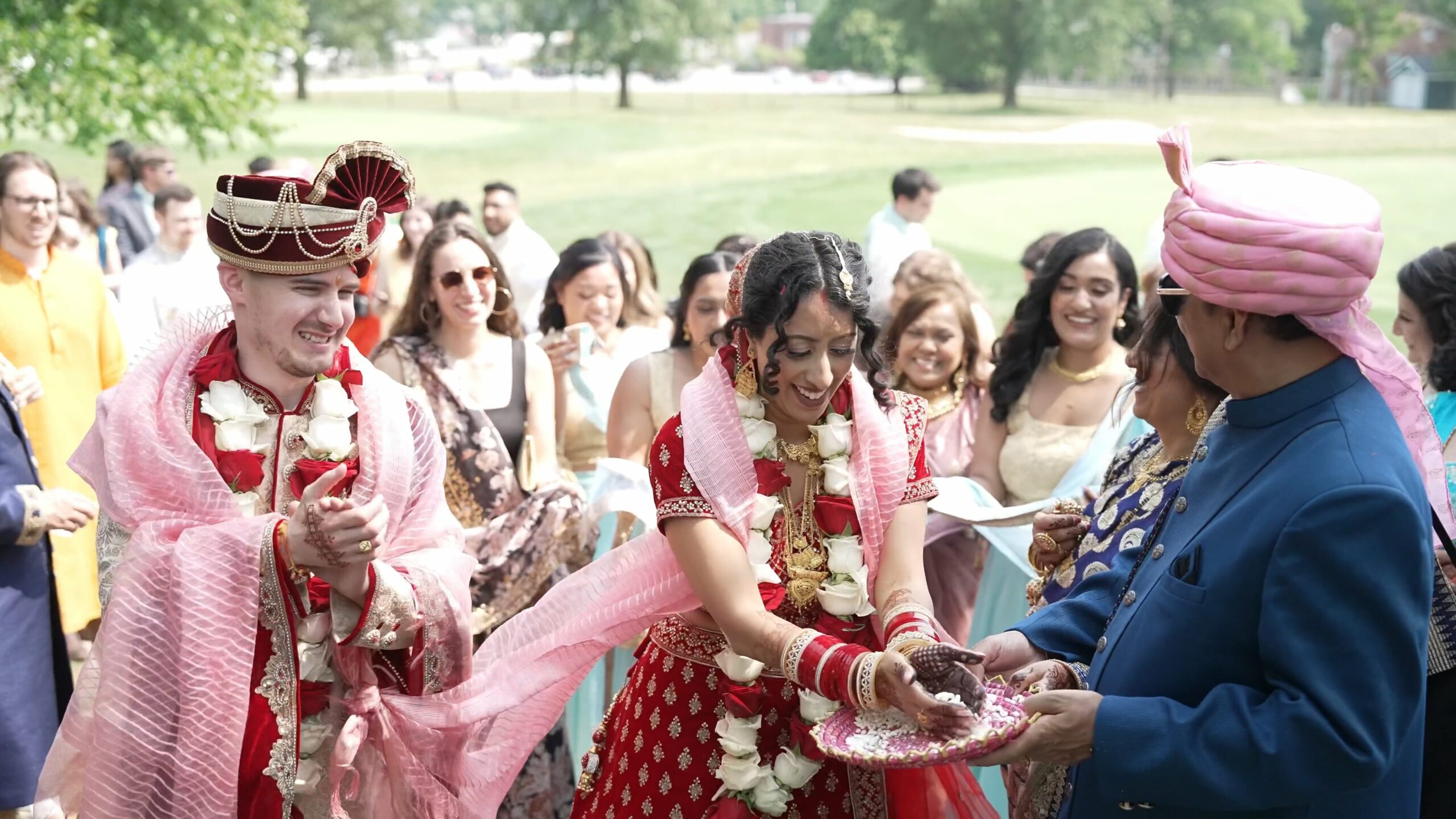Springfield Country Club Springfield PA Fusion Wedding | Reema & Eric | Vidaai