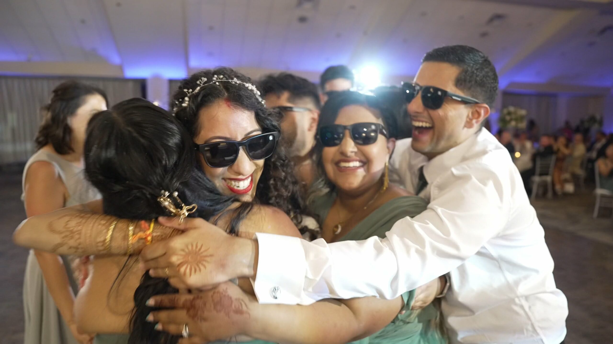 Springfield Country Club Springfield PA Fusion Wedding | Reema & Eric | Bride Cousins Dance Performance