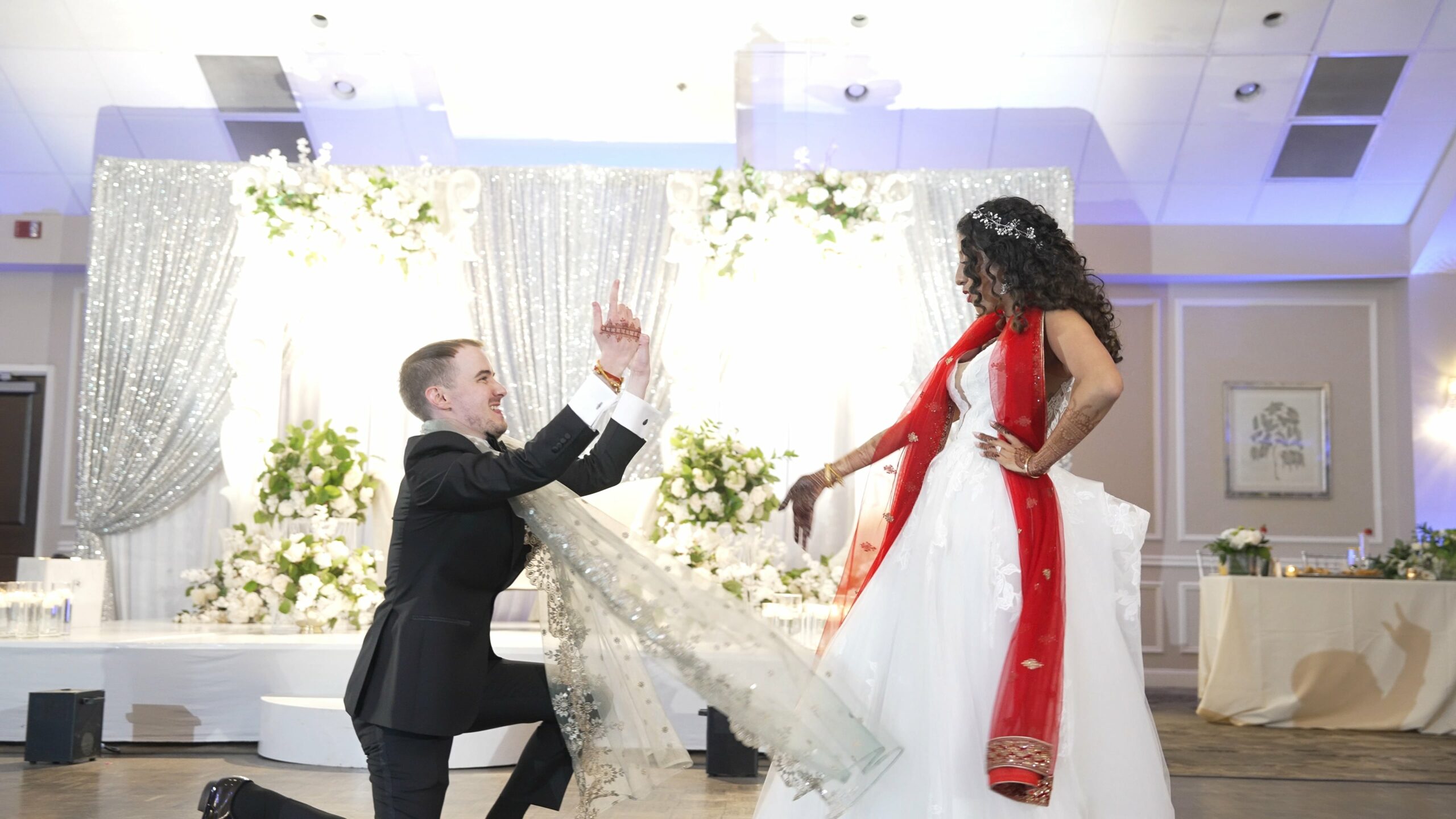 Springfield Country Club Springfield PA Fusion Wedding | Reema & Eric | First Dance