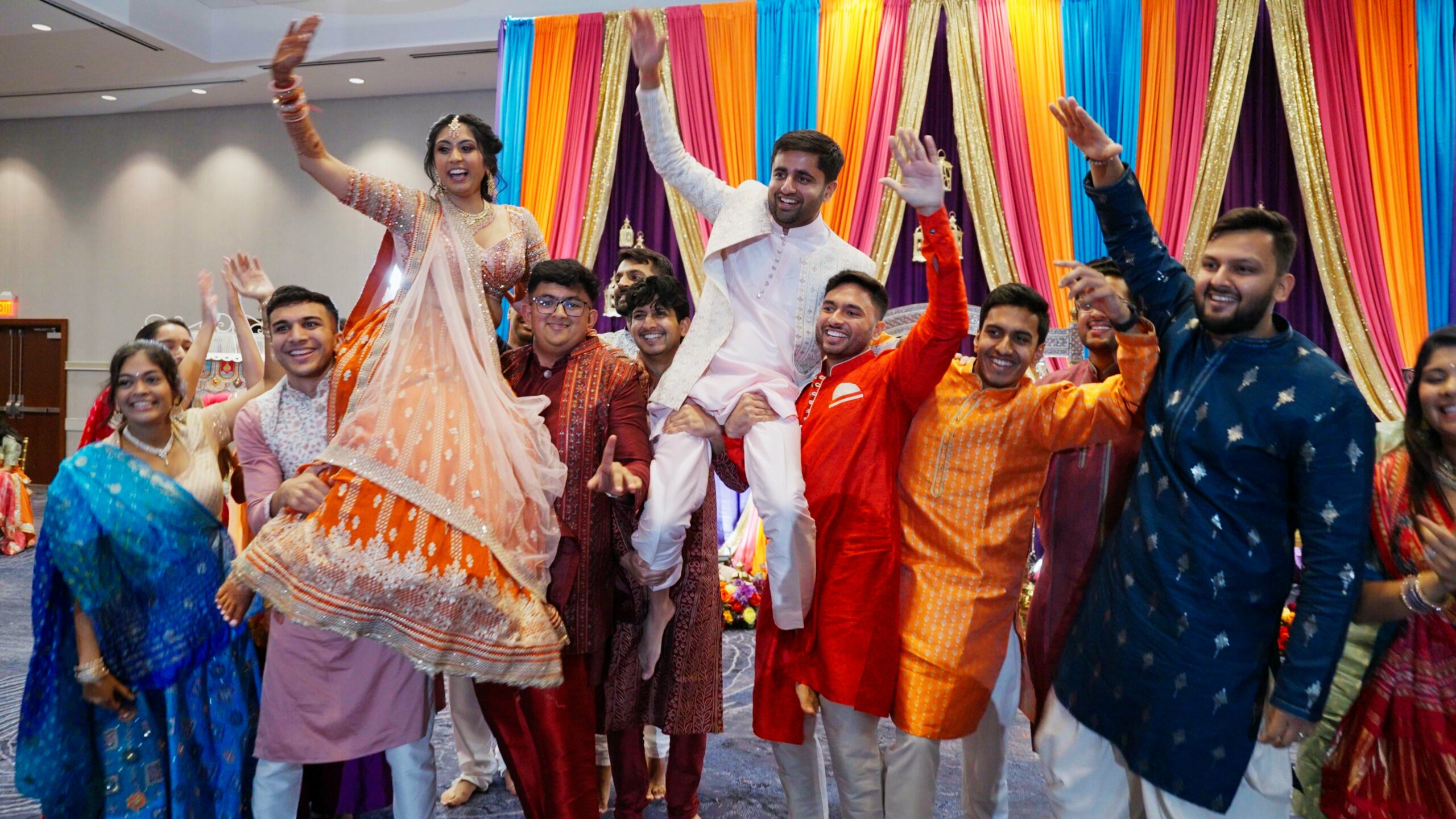 Hyatt Regency Dulles Herndon VA Hindu Wedding | Jahnvi & Rajan | Garba Rajan UVA Dance