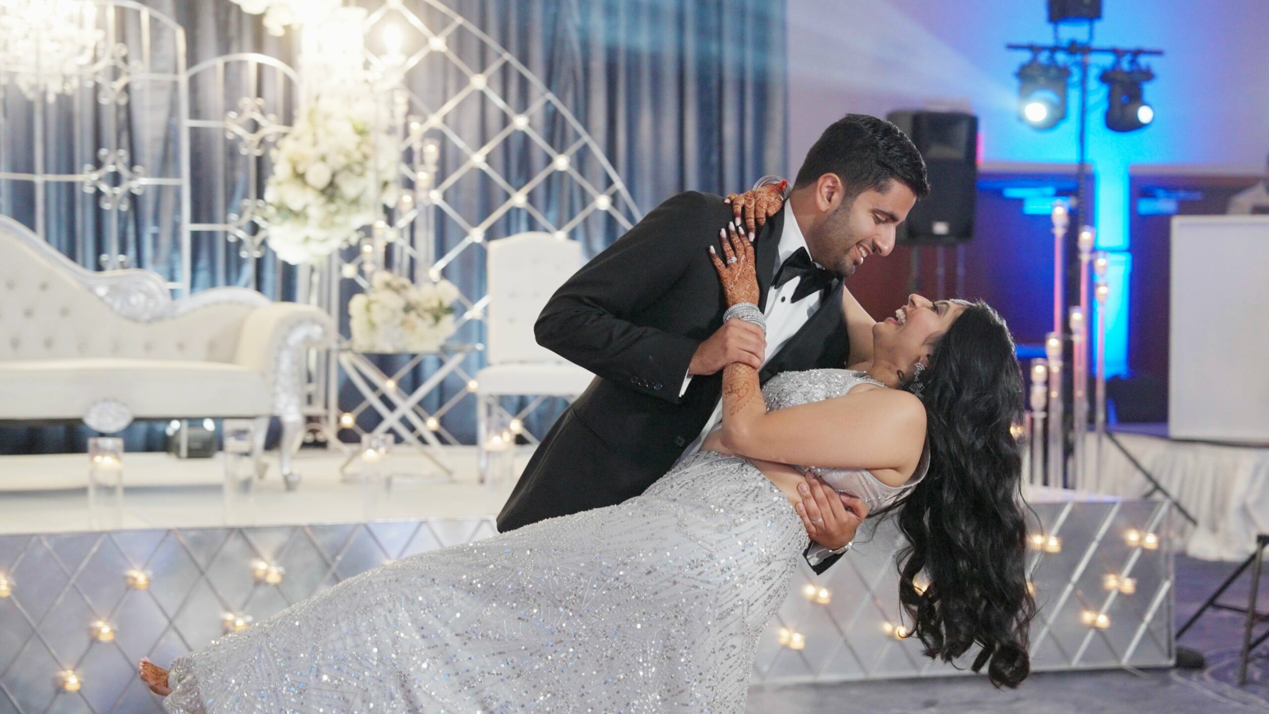Hyatt Regency Dulles Herndon VA Hindu Wedding | Jahnvi & Rajan | Reception First Dance