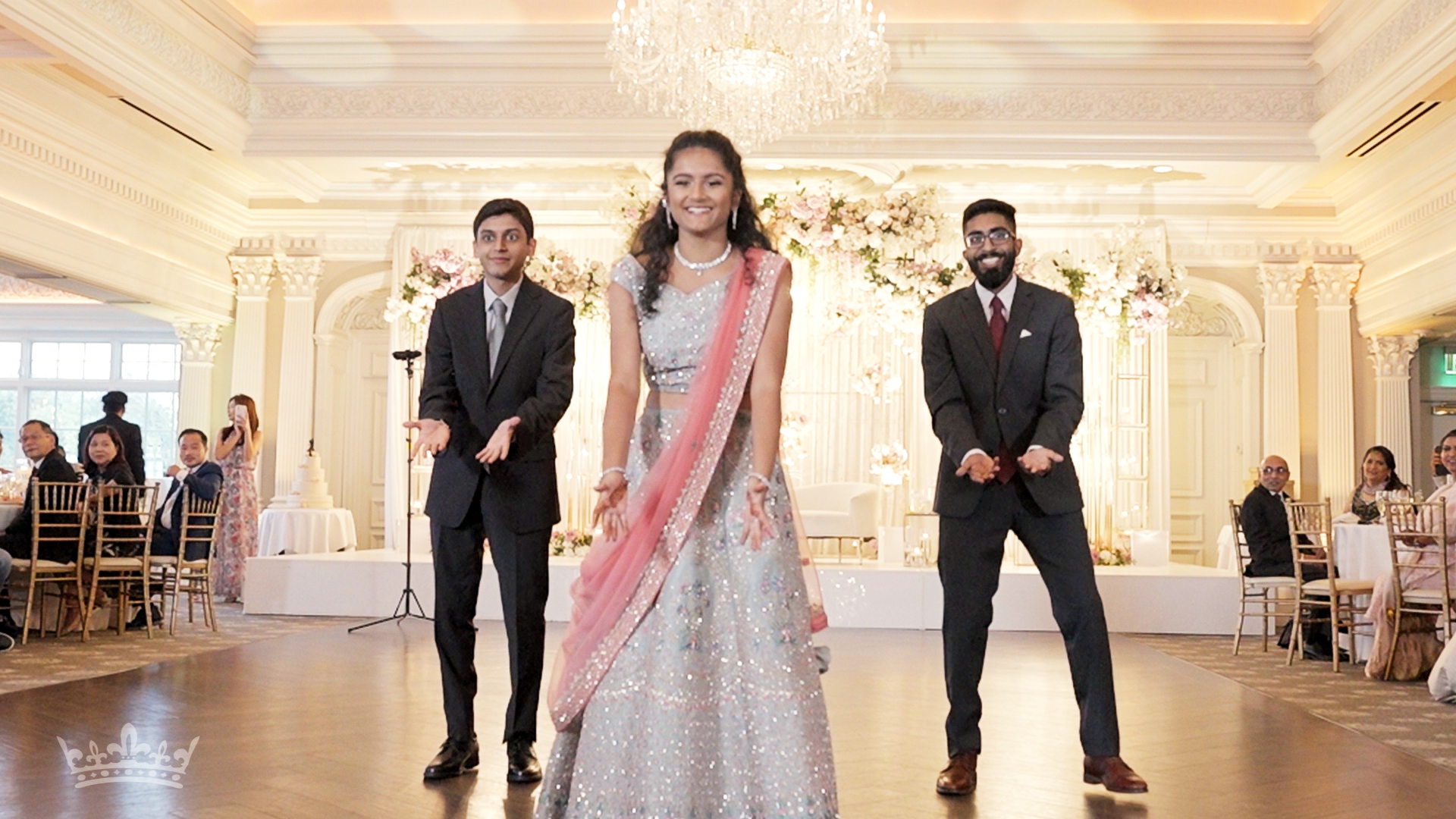 The Park Savoy Estate Florham Park NJ Fusion Wedding | Khushbu & Brian | Bride Family Dance