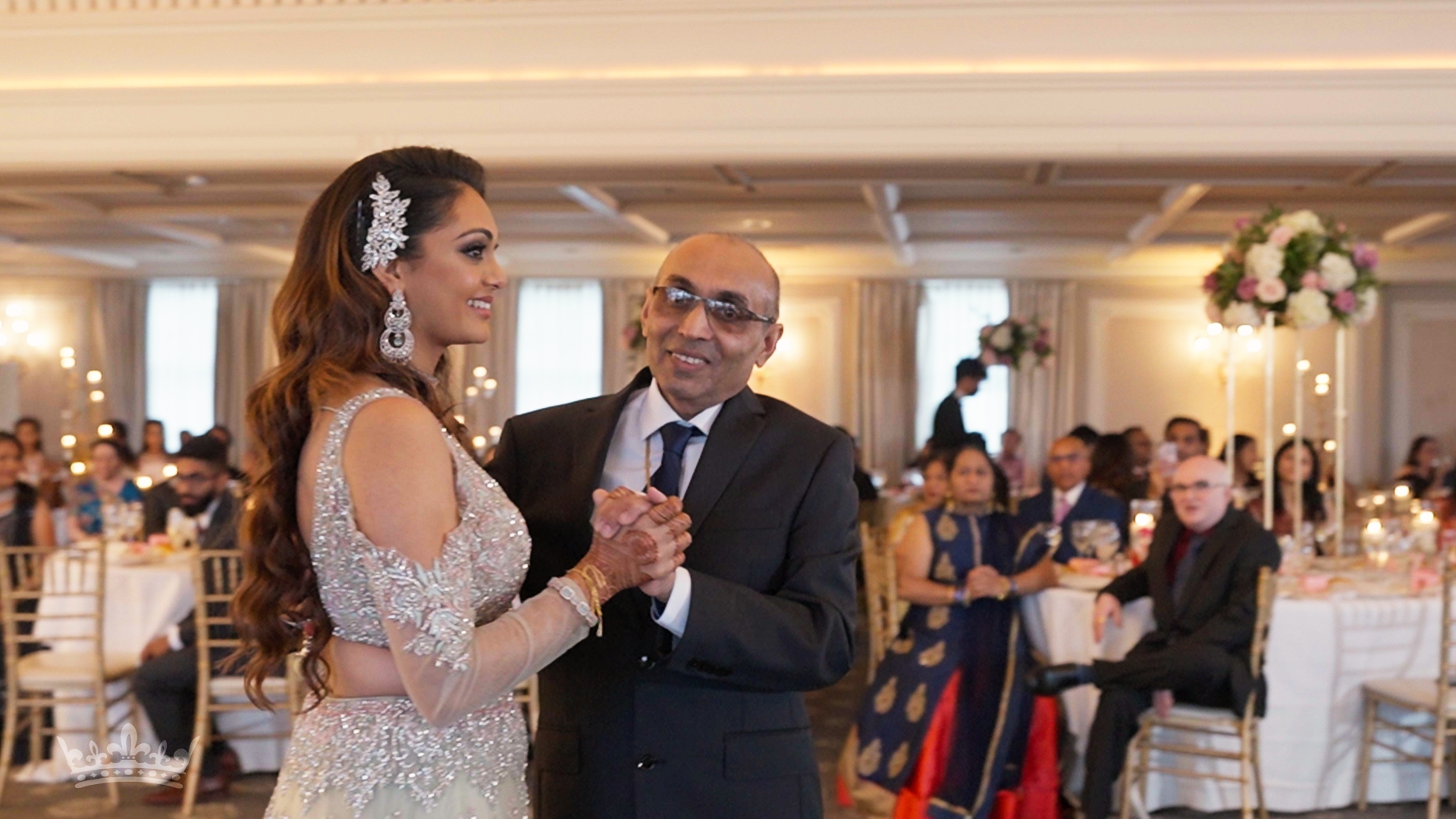 The Park Savoy Estate Florham Park NJ Fusion Wedding | Khushbu & Brian | Father Daughter Dance