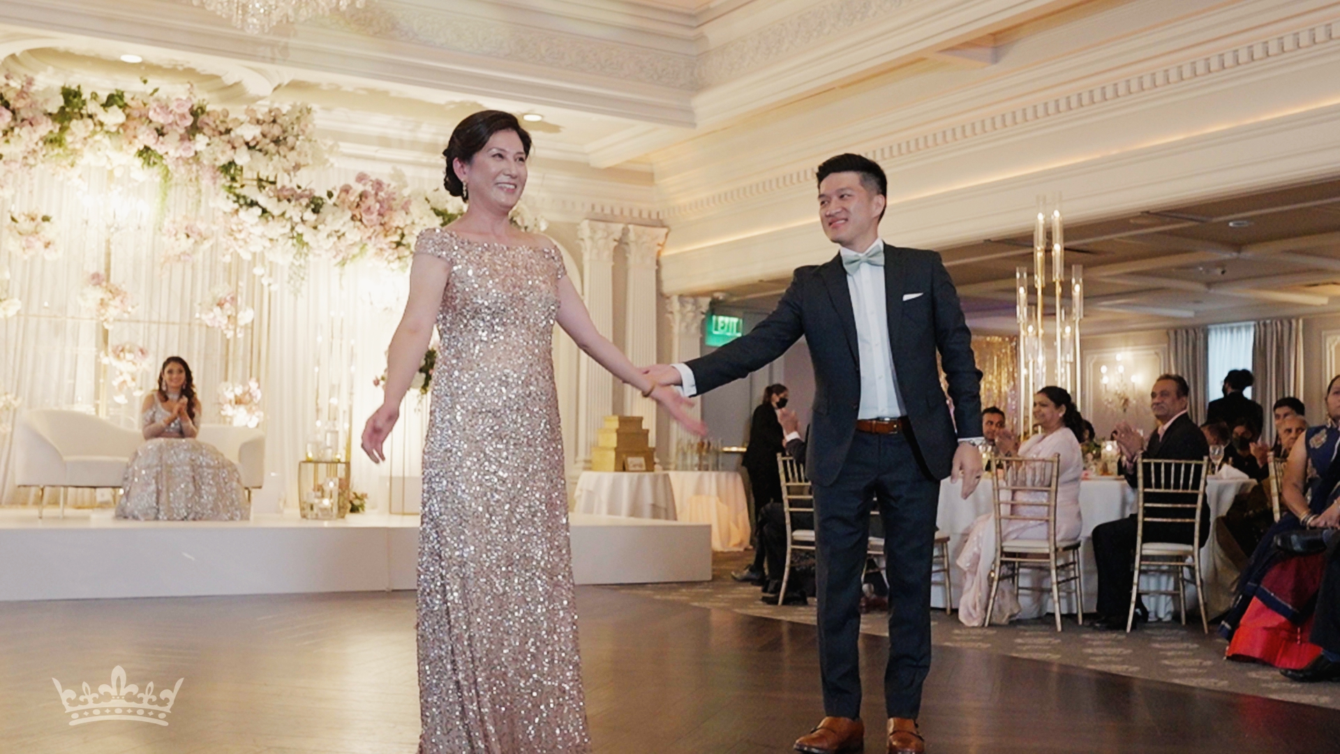 The Park Savoy Estate Florham Park NJ Fusion Wedding | Khushbu & Brian | Mother Son Dance