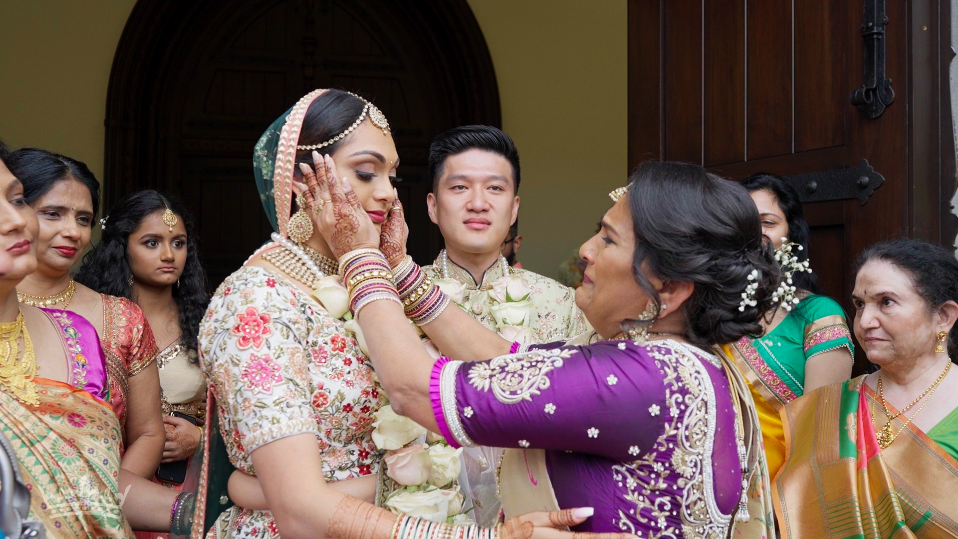 The Park Savoy Estate Florham Park NJ Fusion Wedding | Khushbu & Brian | Vidaai