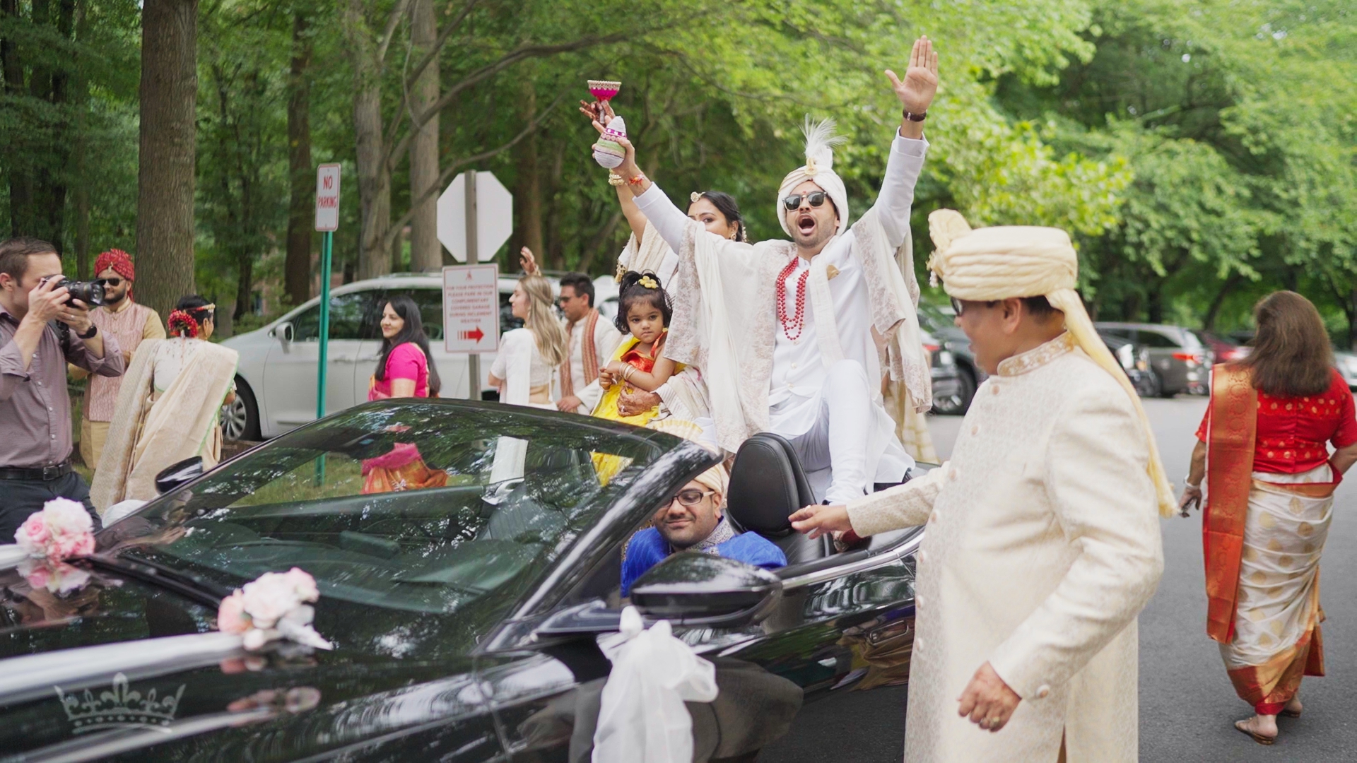 Falls Church Marriott Fairview Park VA Gujarati Wedding | Shipra & Jeet | Baraat