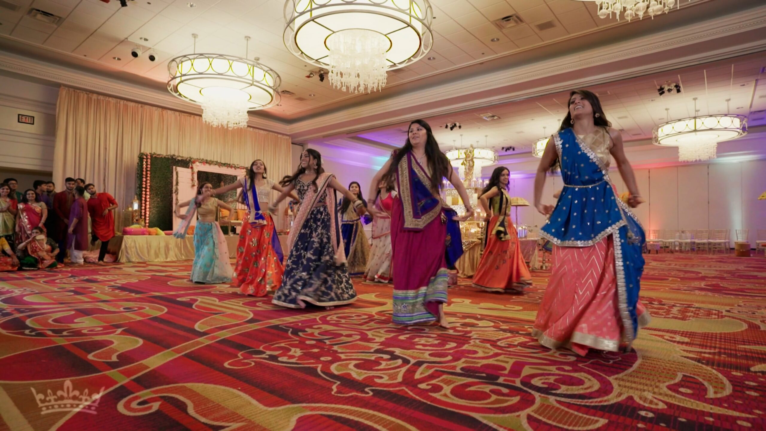 Falls Church Marriott Fairview Park VA Gujarati Wedding | Shipra & Jeet | Garba Dance Performance