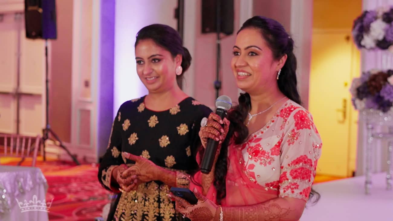 Falls Church Marriott Fairview Park VA Gujarati Wedding | Shipra & Jeet | Groom Sisters Speech