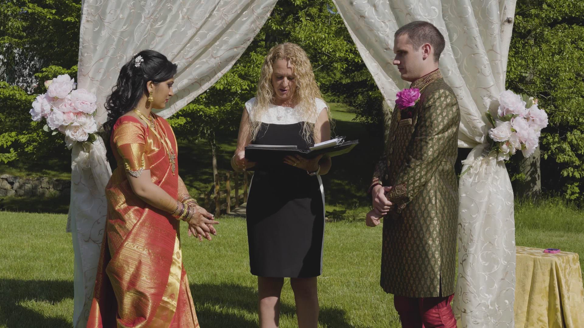 Thompson Park Lincroft Wedding | Ananya & Bryan | Ceremony