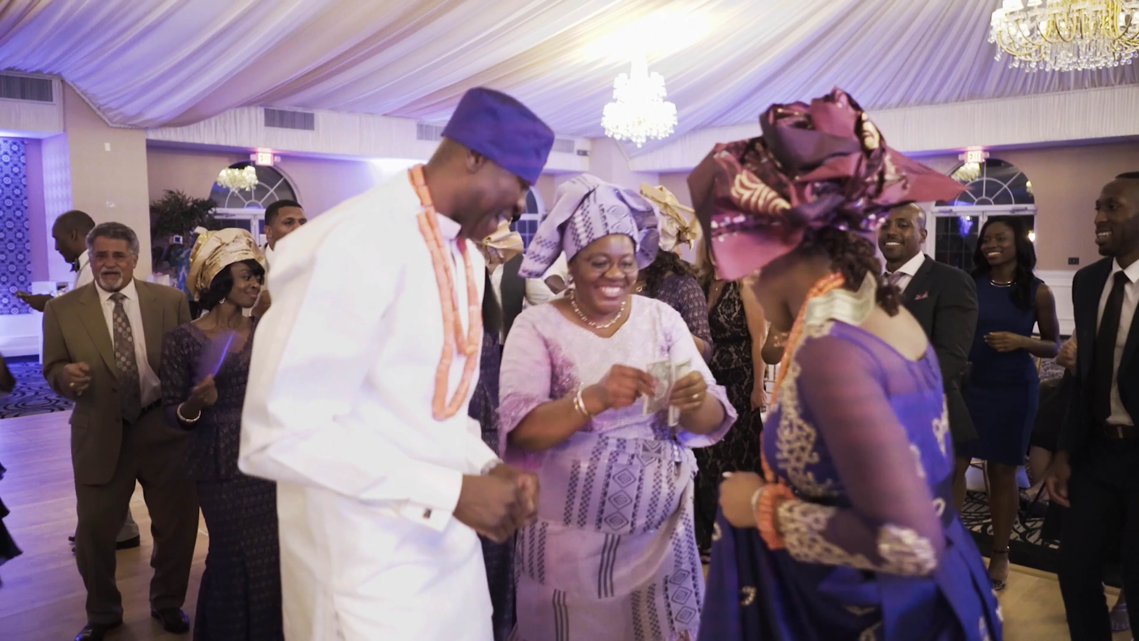 Crowne Plaza Cherry Hill Wedding | Ajala & Guy | Money Dance 2