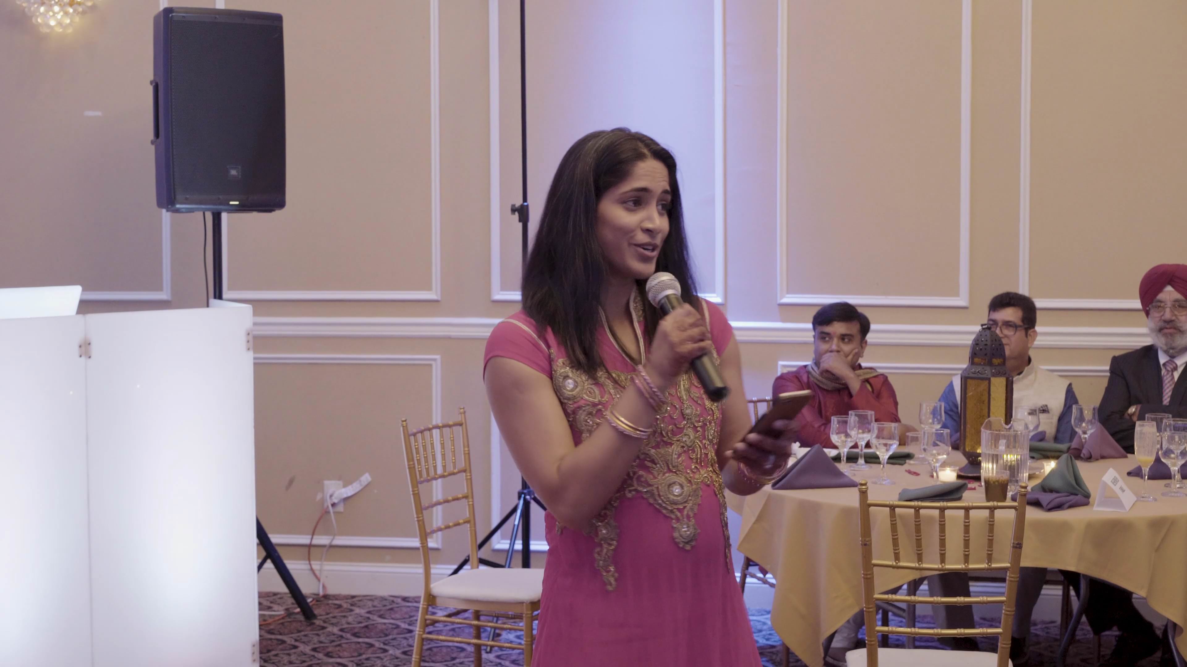 Deewan Banquet Piscataway NJ Indian Wedding | Neha & Ankur | Kirthika Speech