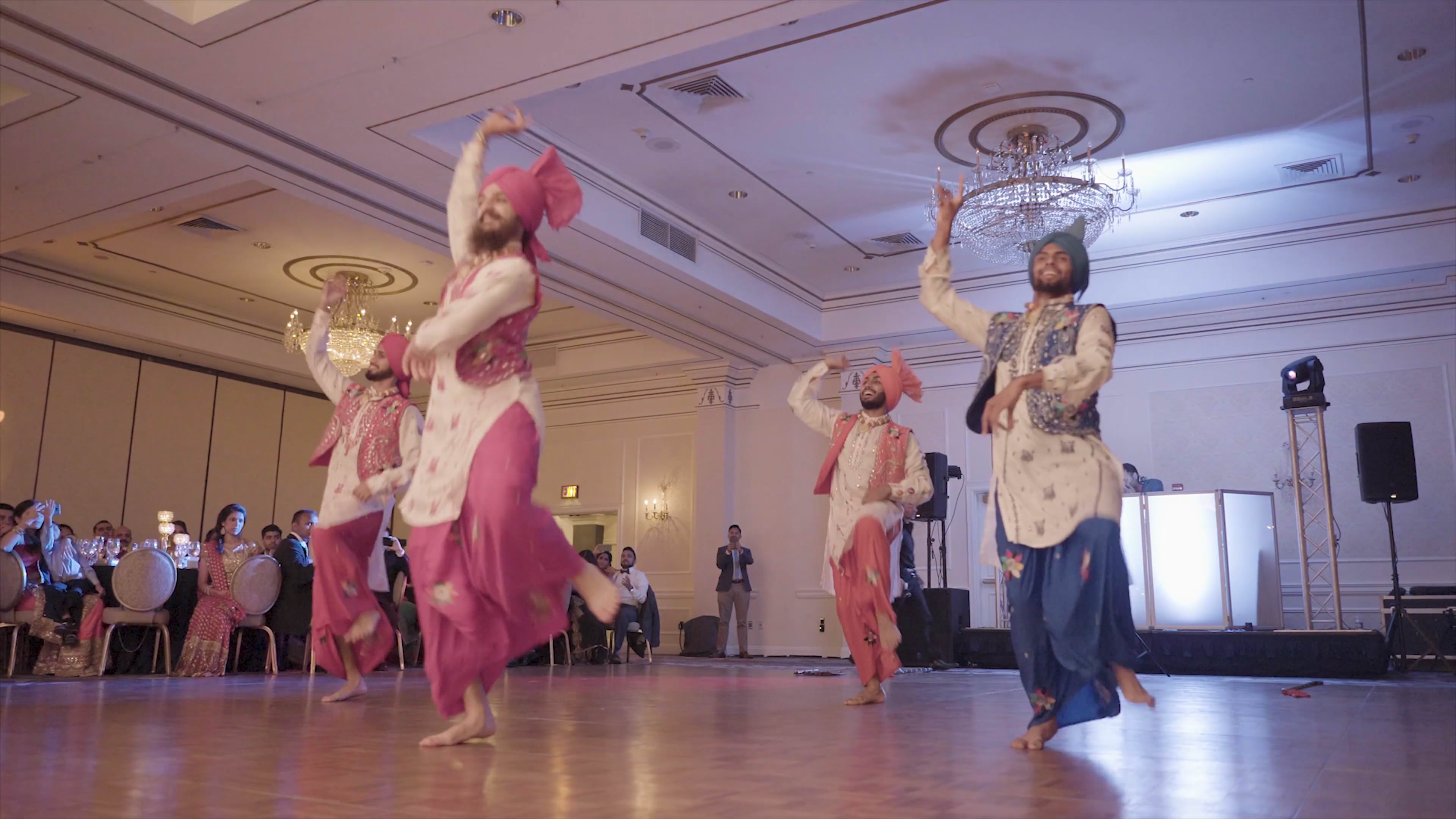 Hilton Pearl River Wedding | Neha & Ankur | Bhangra Routine