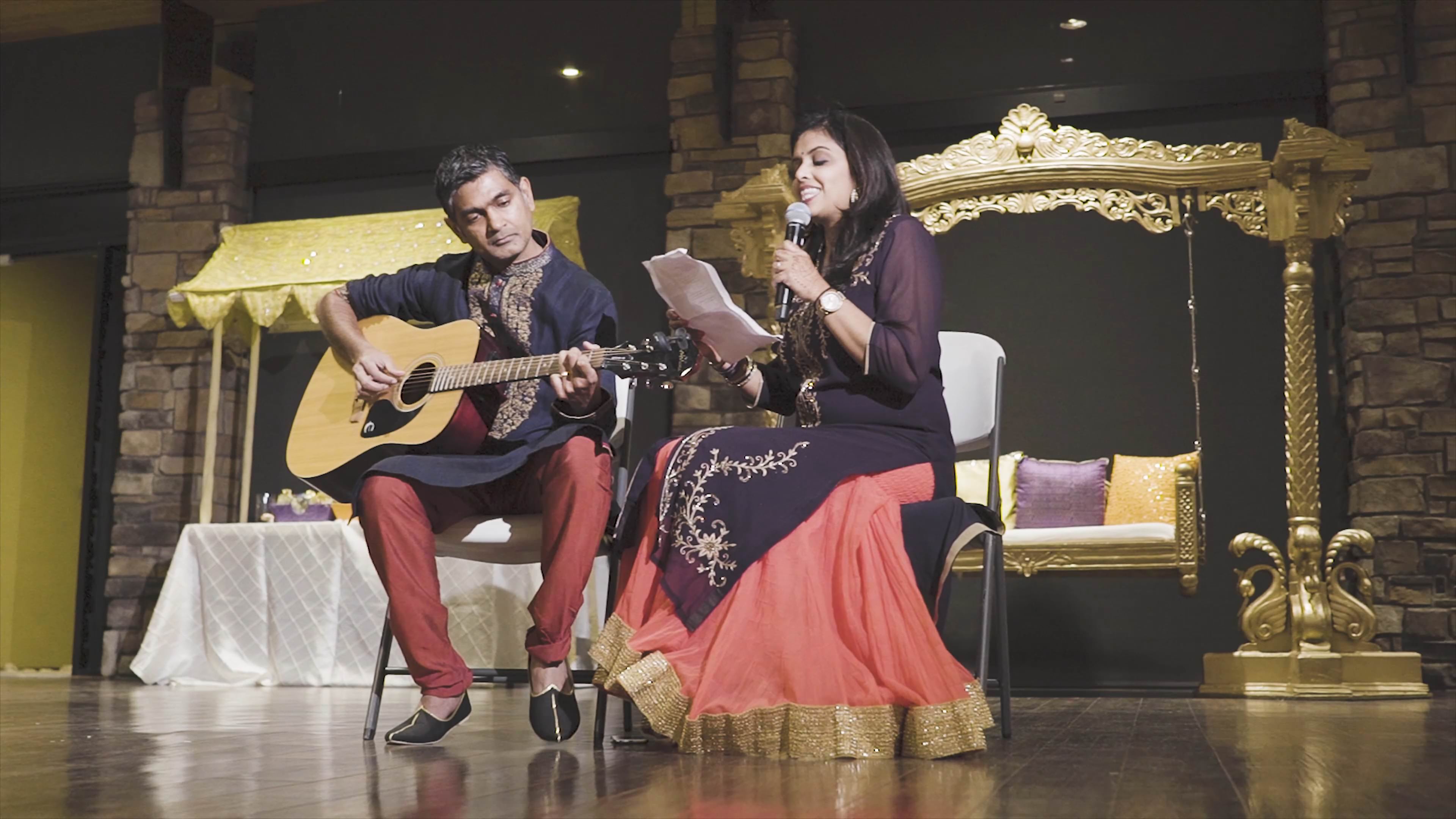 Aviano Community Center Sangeet | Sapna & Shyam | Groom Sister & Brother in Law