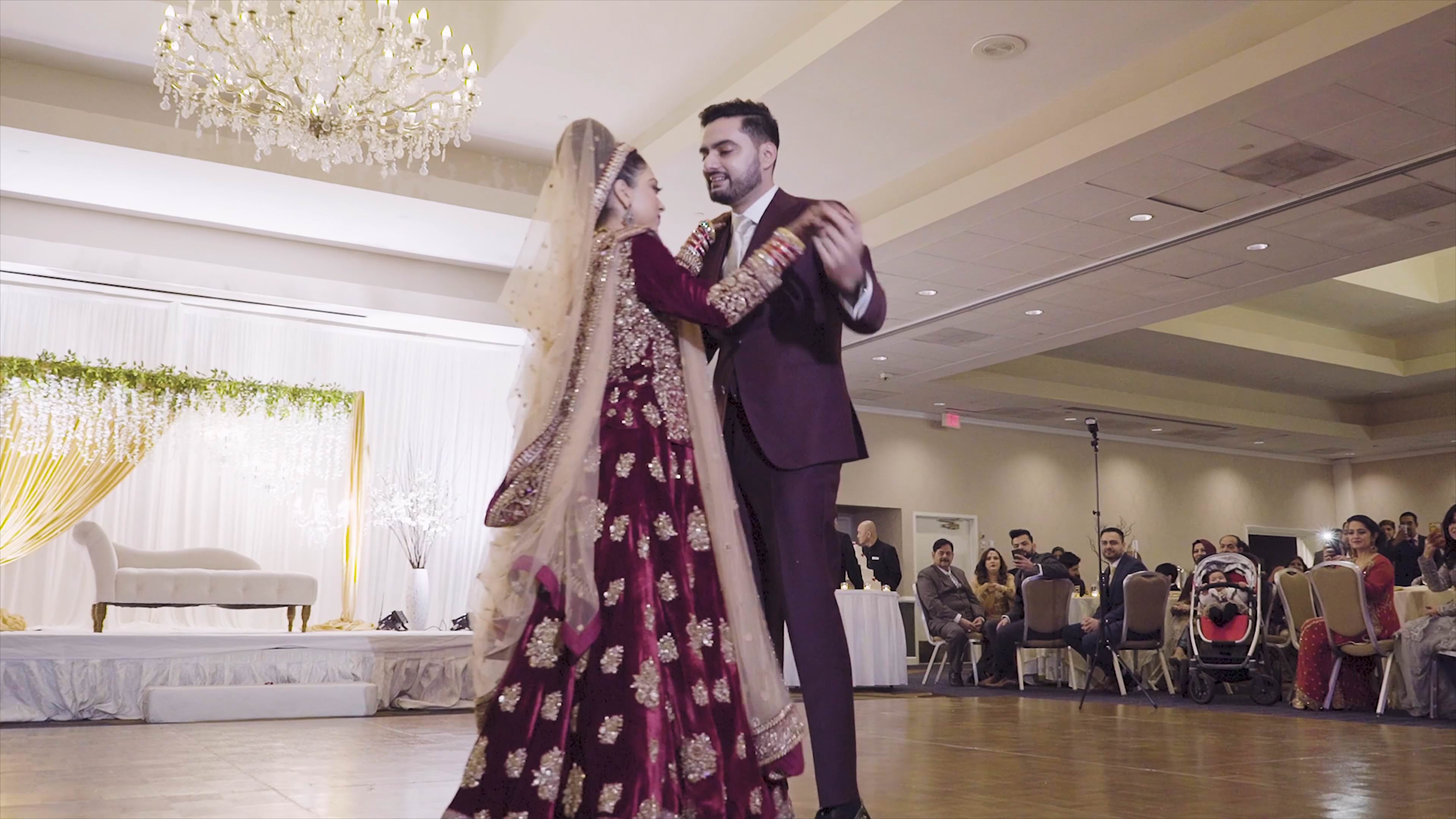 Sheraton Parsippany NJ Wedding | Mashal & Baqar | First Dance
