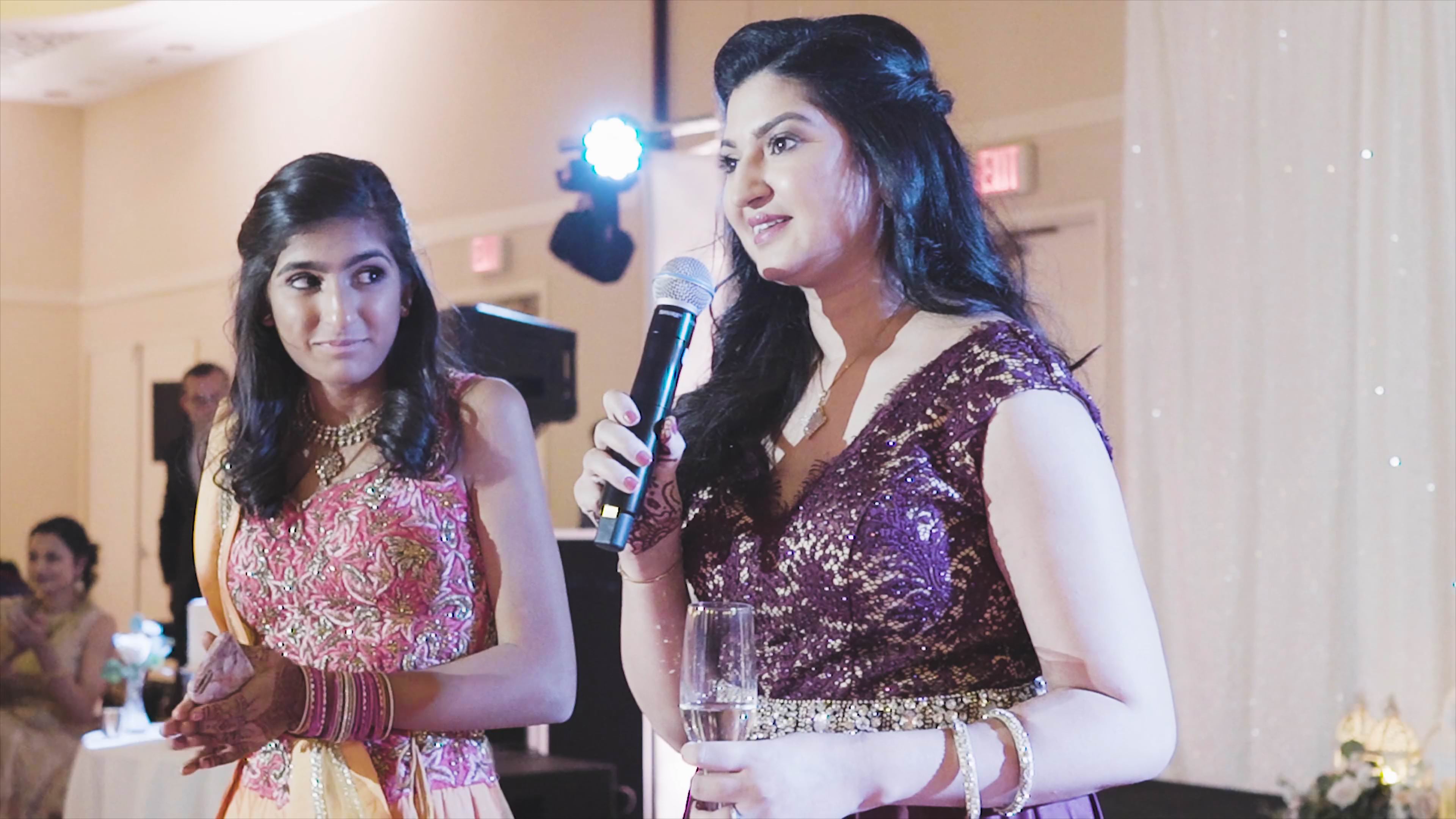 Scottsdale Marriott McDowell Mt AZ Wedding | Sapna & Shyam | Bride Sisters Speech